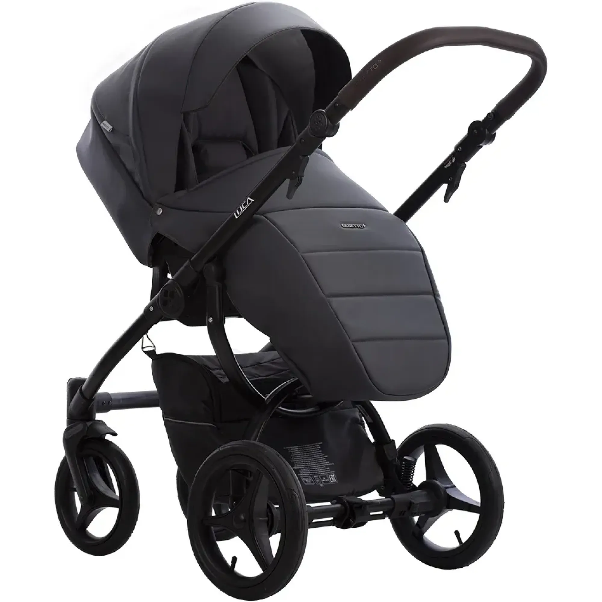 Коляска 2в1 Bebetto Luca Pro 33 Графіт
