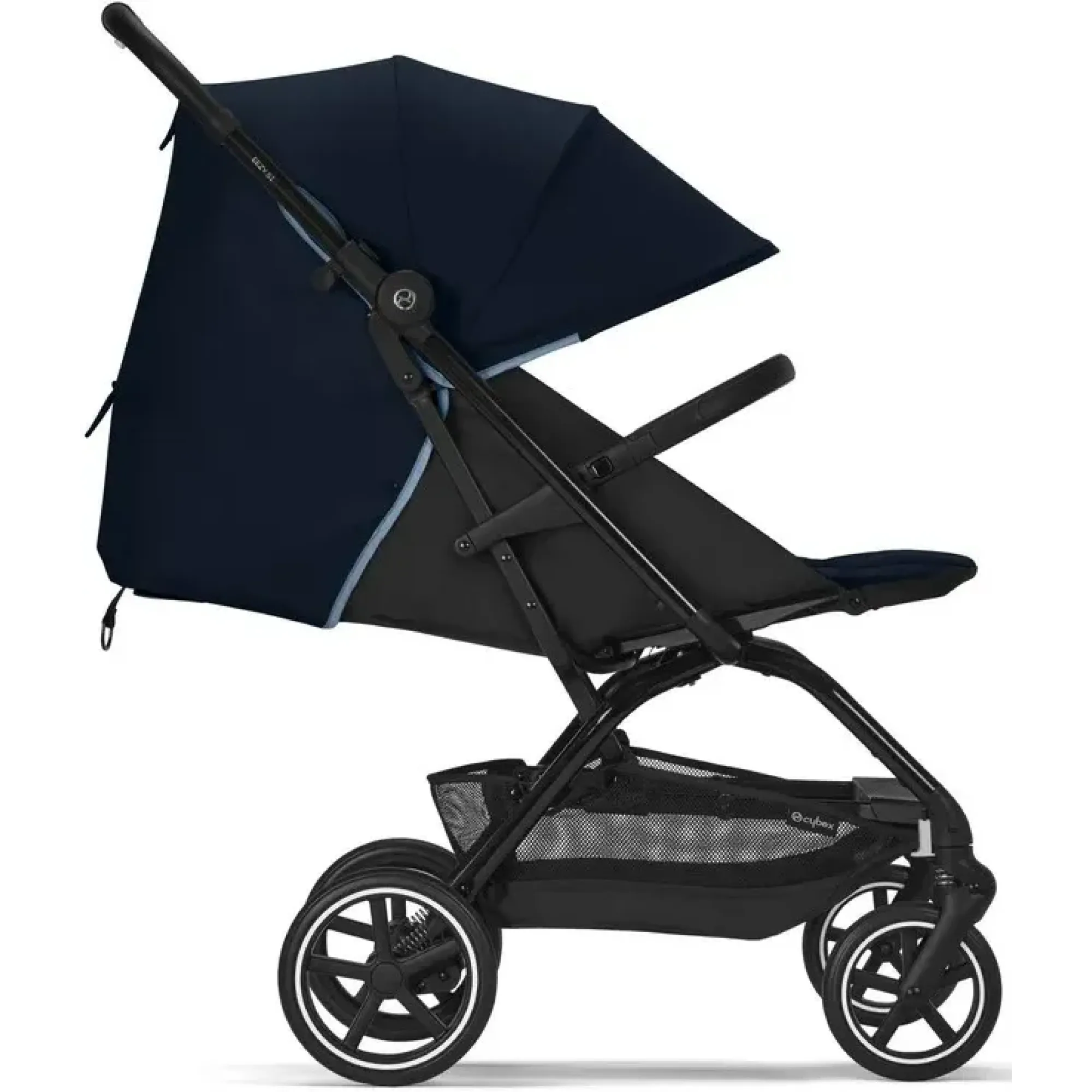 Прогулянкова коляска Cybex Eezy S+2 Ocean Blue (з бампером)