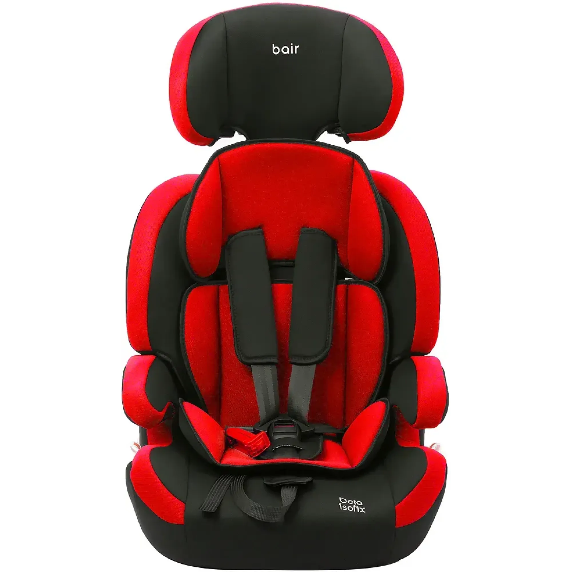 Автокресло Bair Beta Iso-fix DBI2426 Черный / Красный