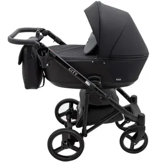 Коляска 2в1 Bair City Soft 452 Чорний