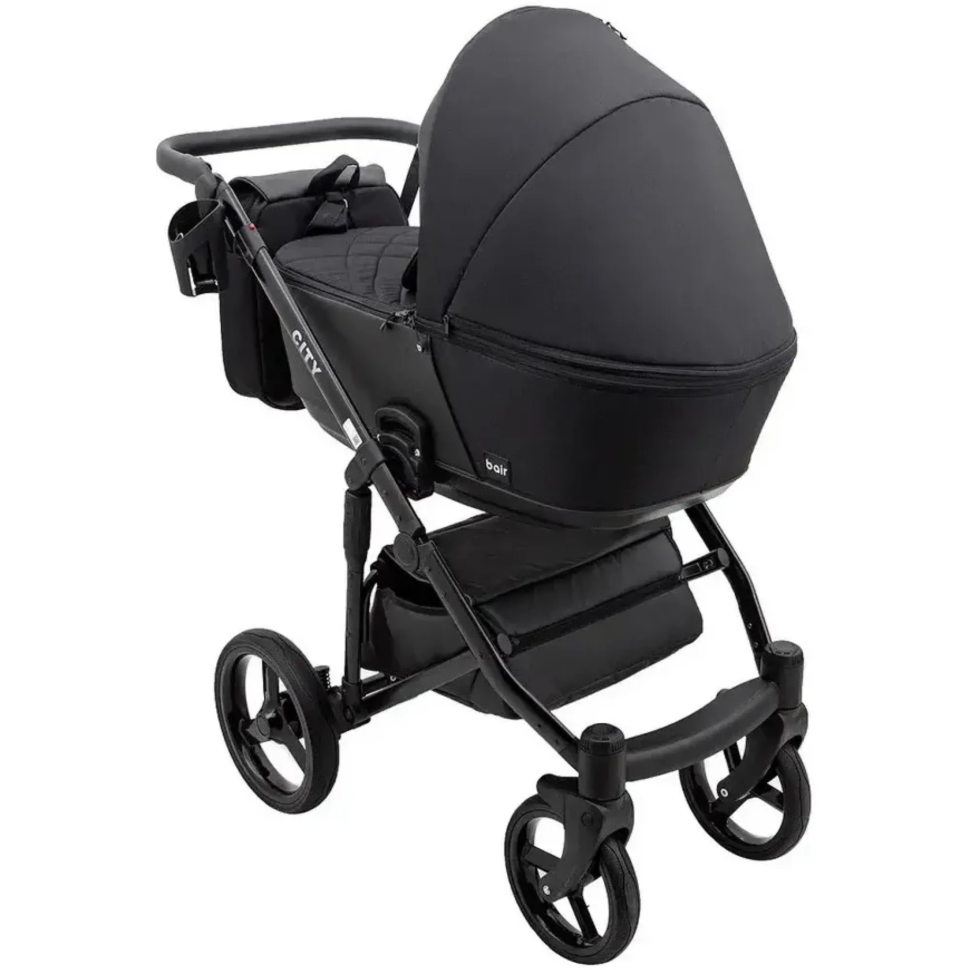 Коляска 2в1 Bair City Soft 452 Чорний