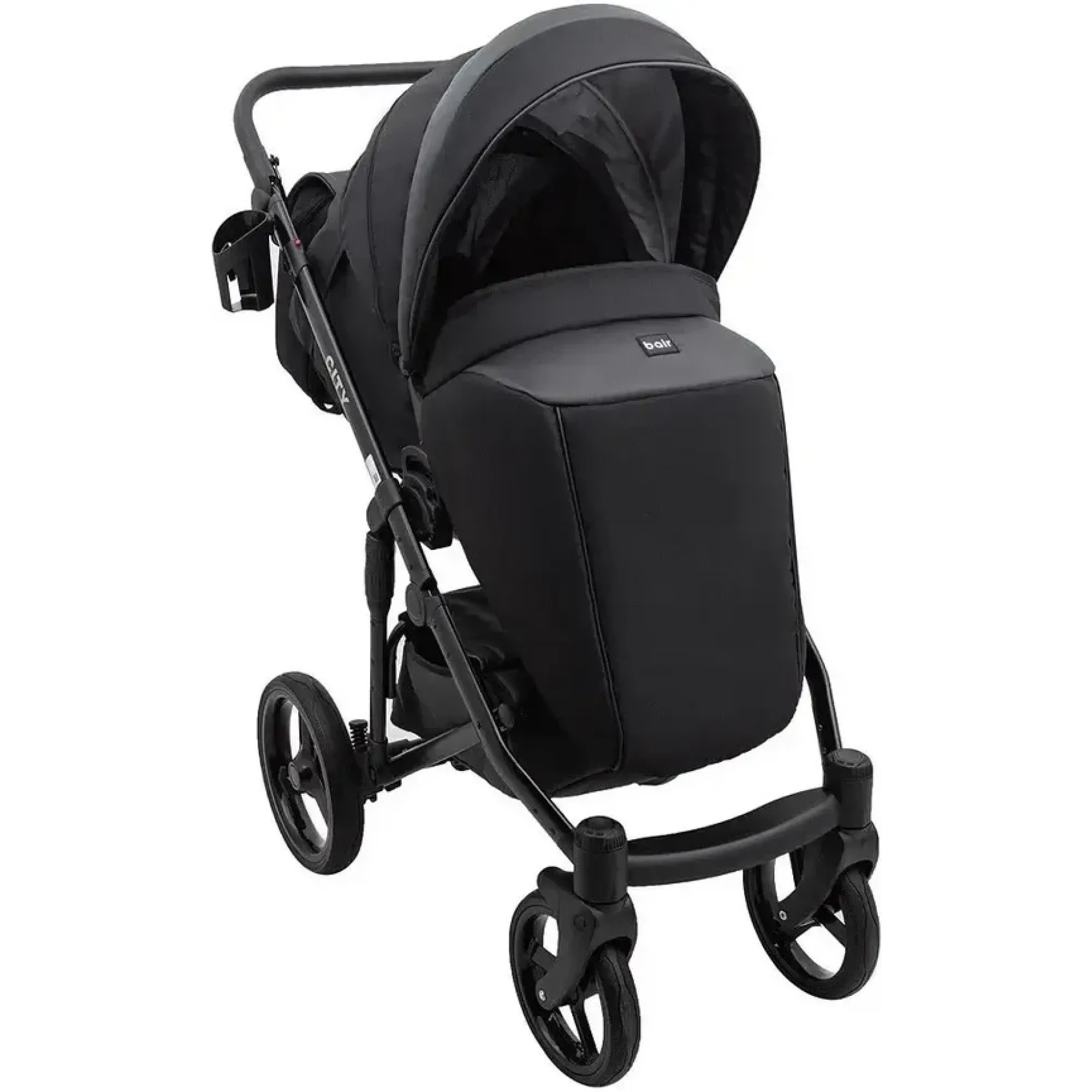 Коляска 2в1 Bair City Soft 452 Чорний