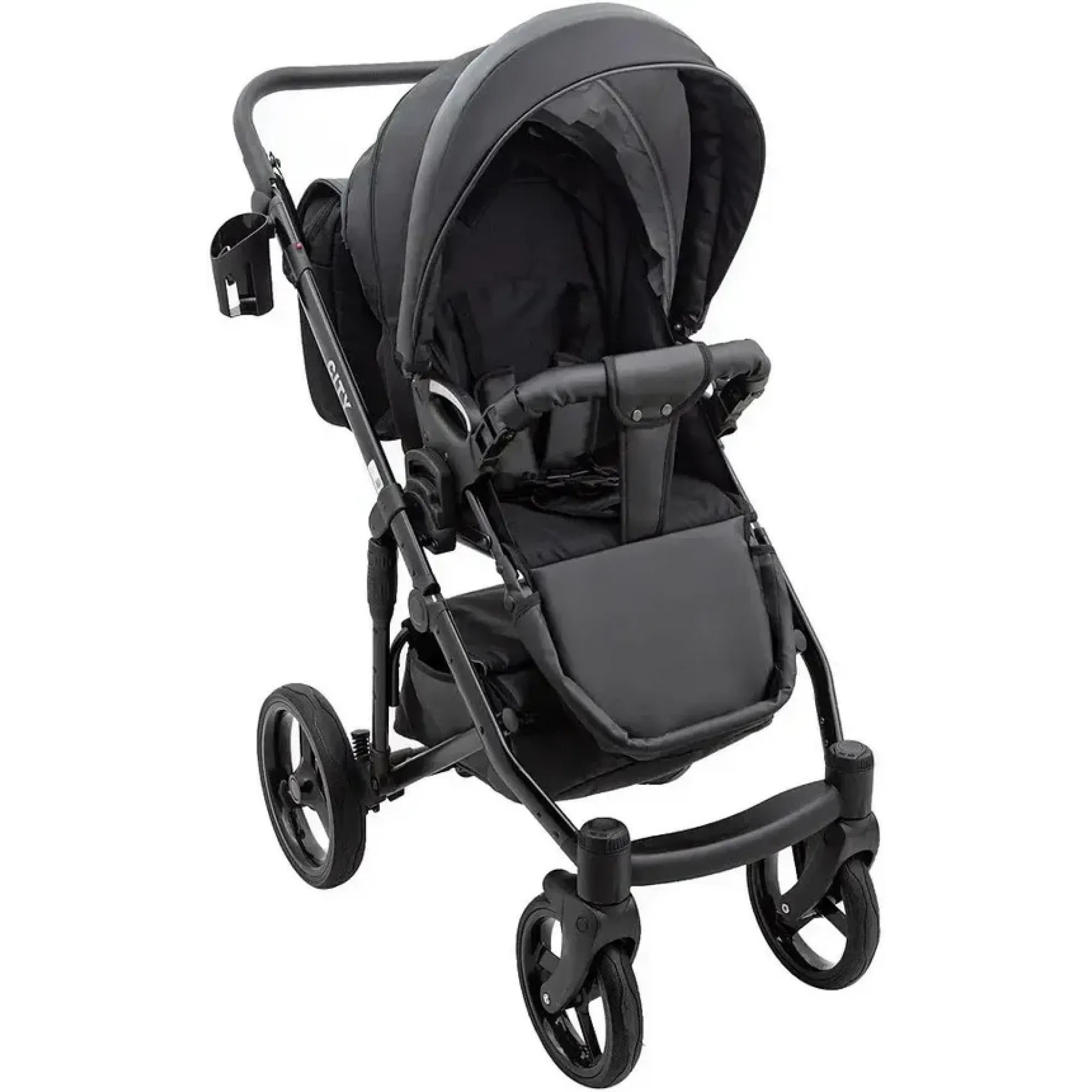 Коляска 2в1 Bair City Soft 452 Чорний