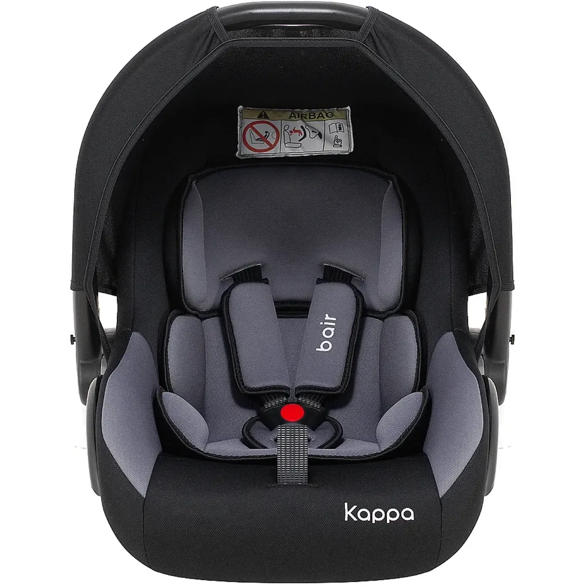 Автокресло Bair Kappa 0+ DK 2423 Черный / Серый