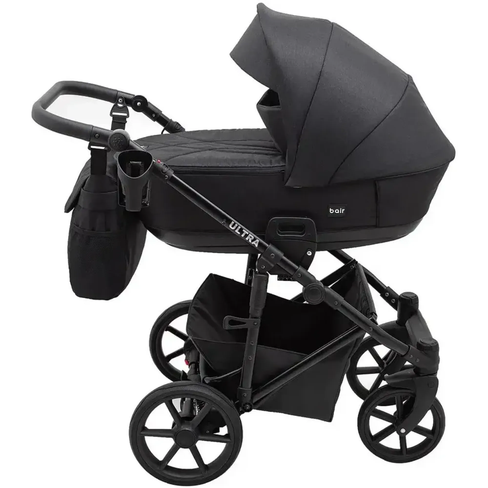 Коляска 2в1 Bair Ultra Soft U-452 Чорний