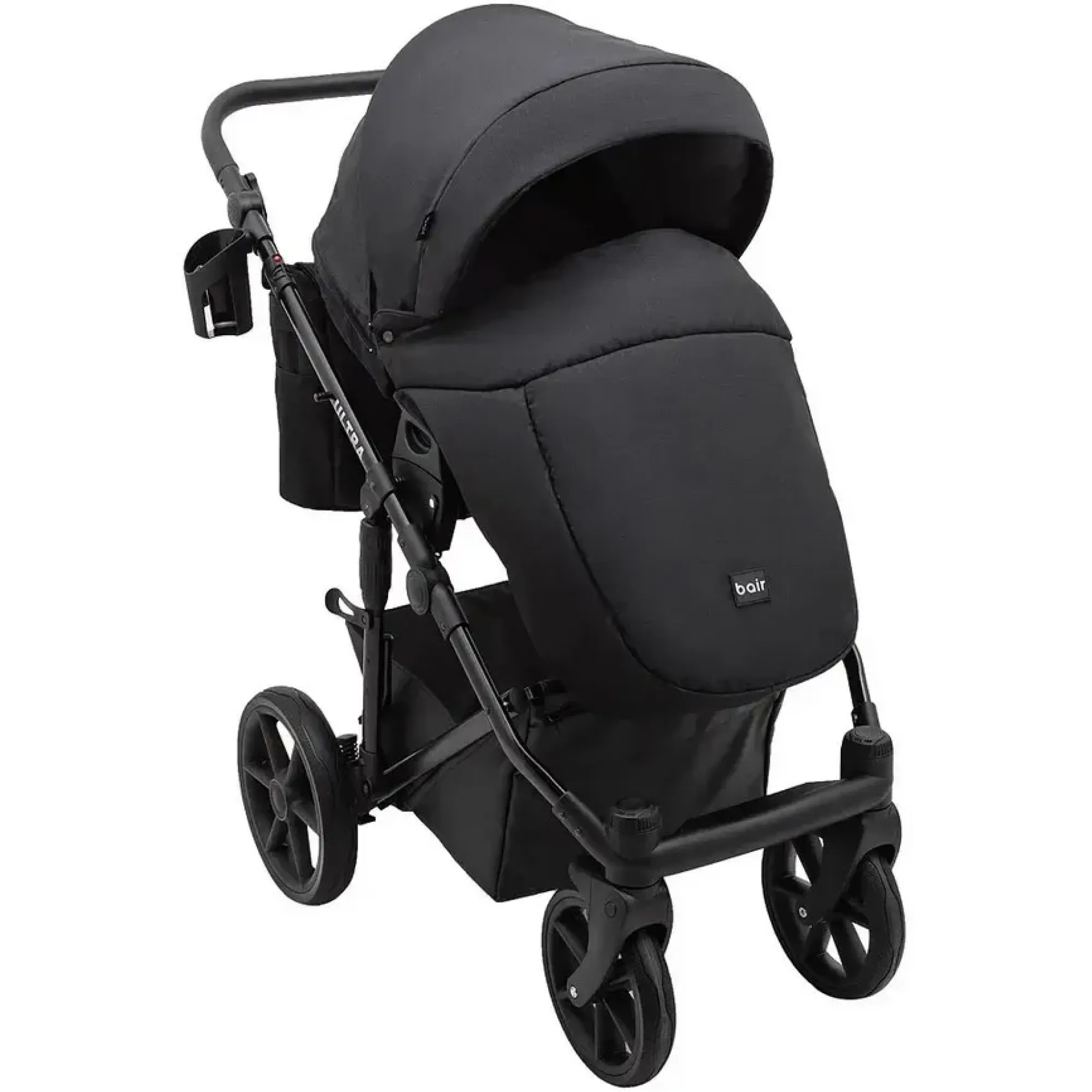 Коляска 2в1 Bair Ultra Soft U-452 Чорний