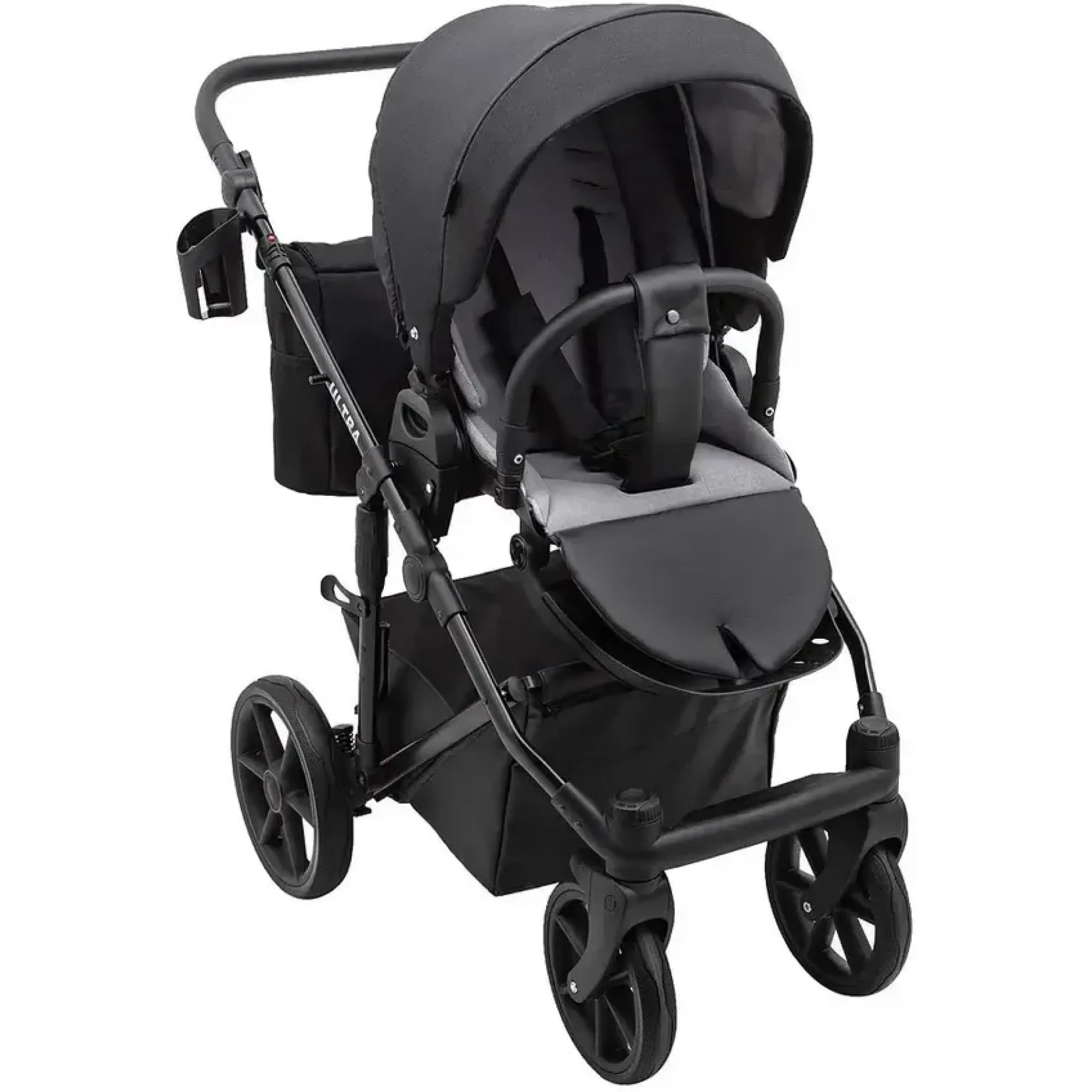 Коляска 2в1 Bair Ultra Soft U-452 Чорний