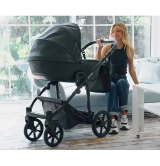 Коляска 2в1 Bair Ultra Soft U-452 Чорний