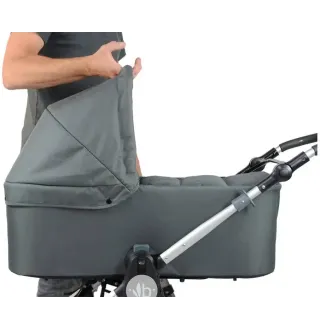 Колиска Bumbleride Carrycot Indie & Speed Dawn Grey