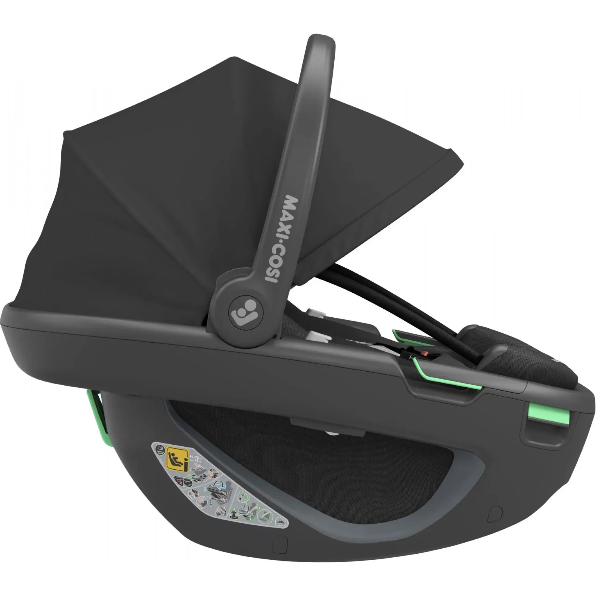 Автокрісло Maxi-Cosi Coral 360 Essential Black (Black Shell)