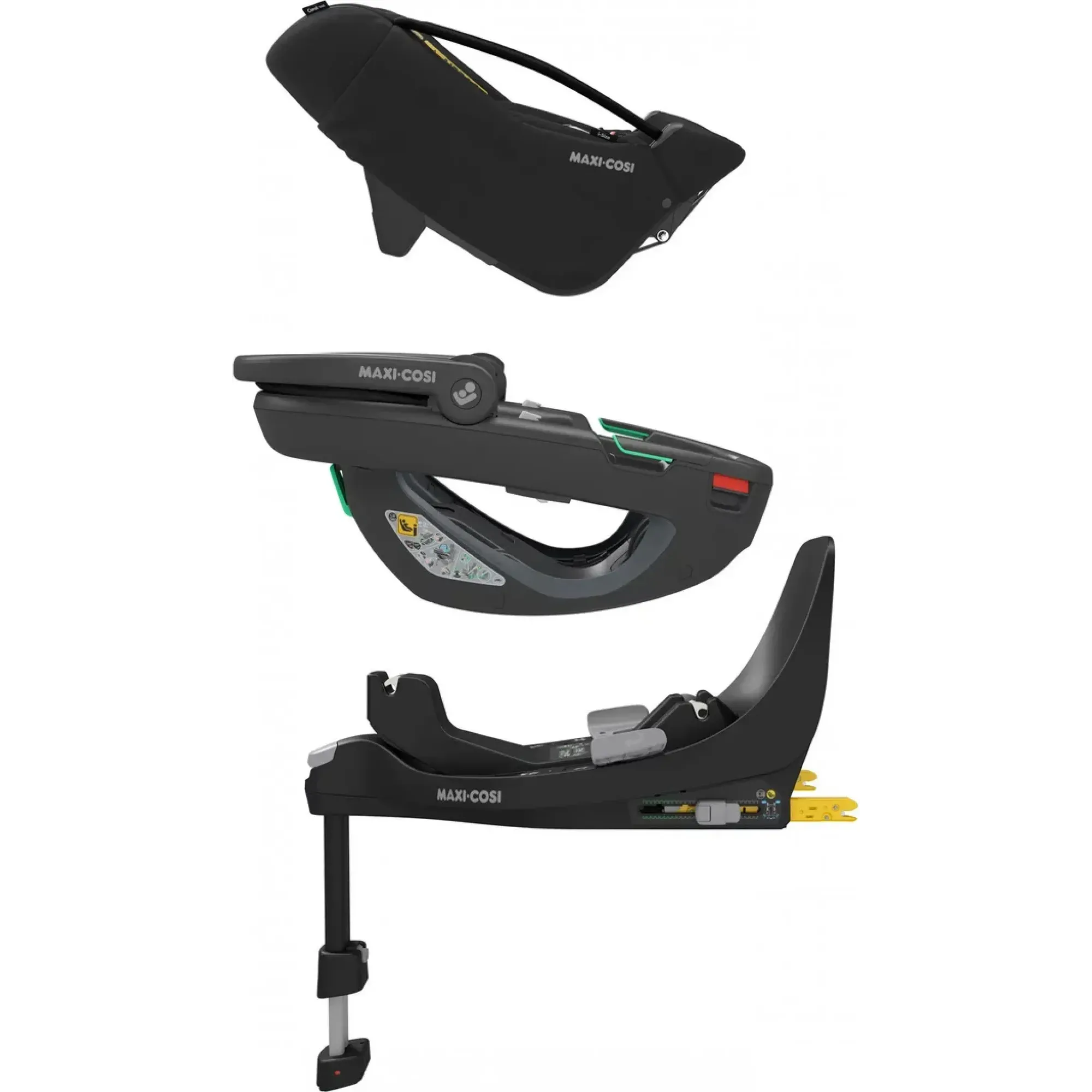 Автокрісло Maxi-Cosi Coral 360 Essential Black (Black Shell)