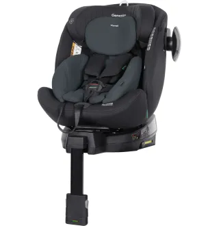 Автокрісло Carrello Genesis+ CRL-12807 Magnet Grey i-Size 40-150см ISOFIX, поворот, опор.стійка