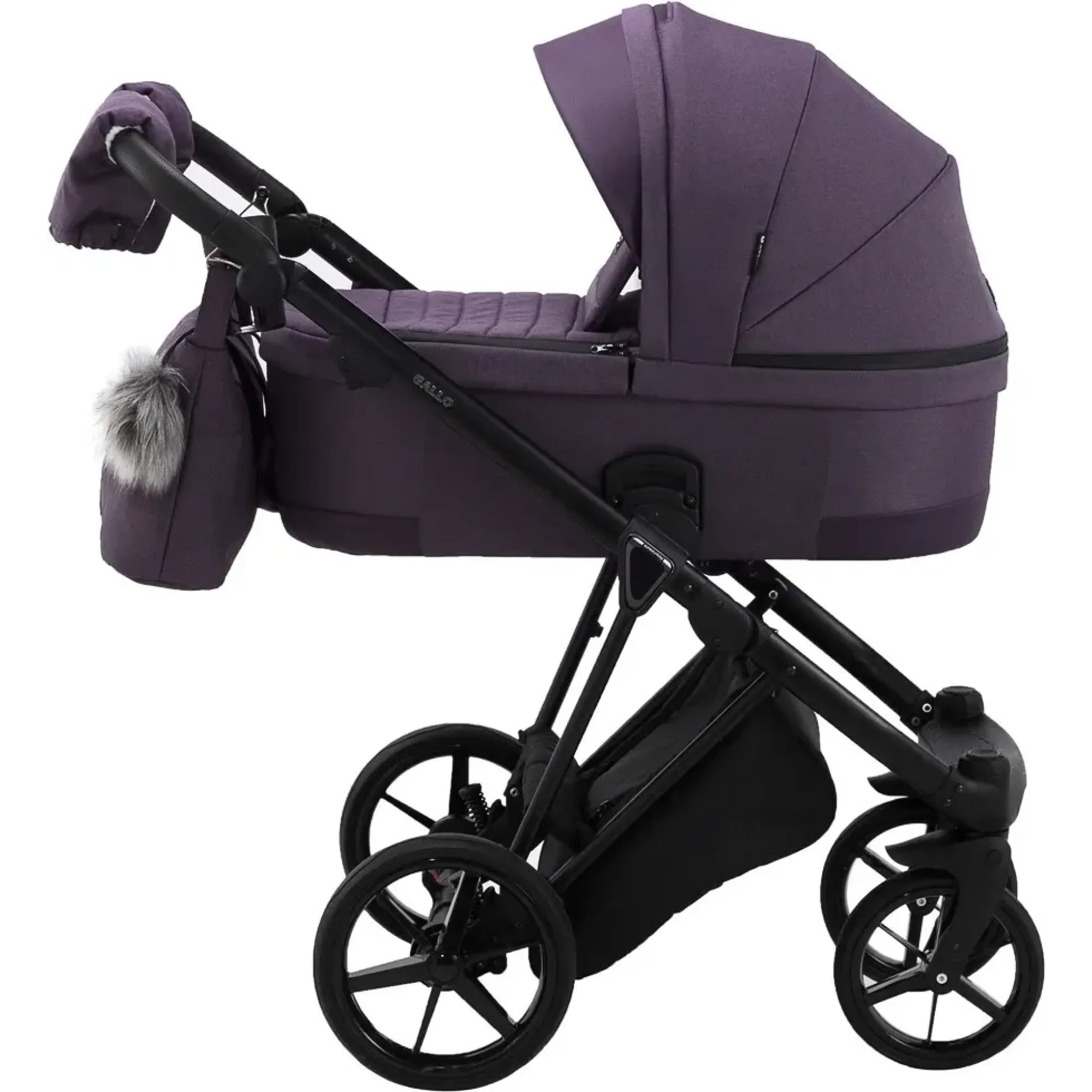 Коляска 2 в 1 Adamex Gallo Thermo GA-8 plum perfect