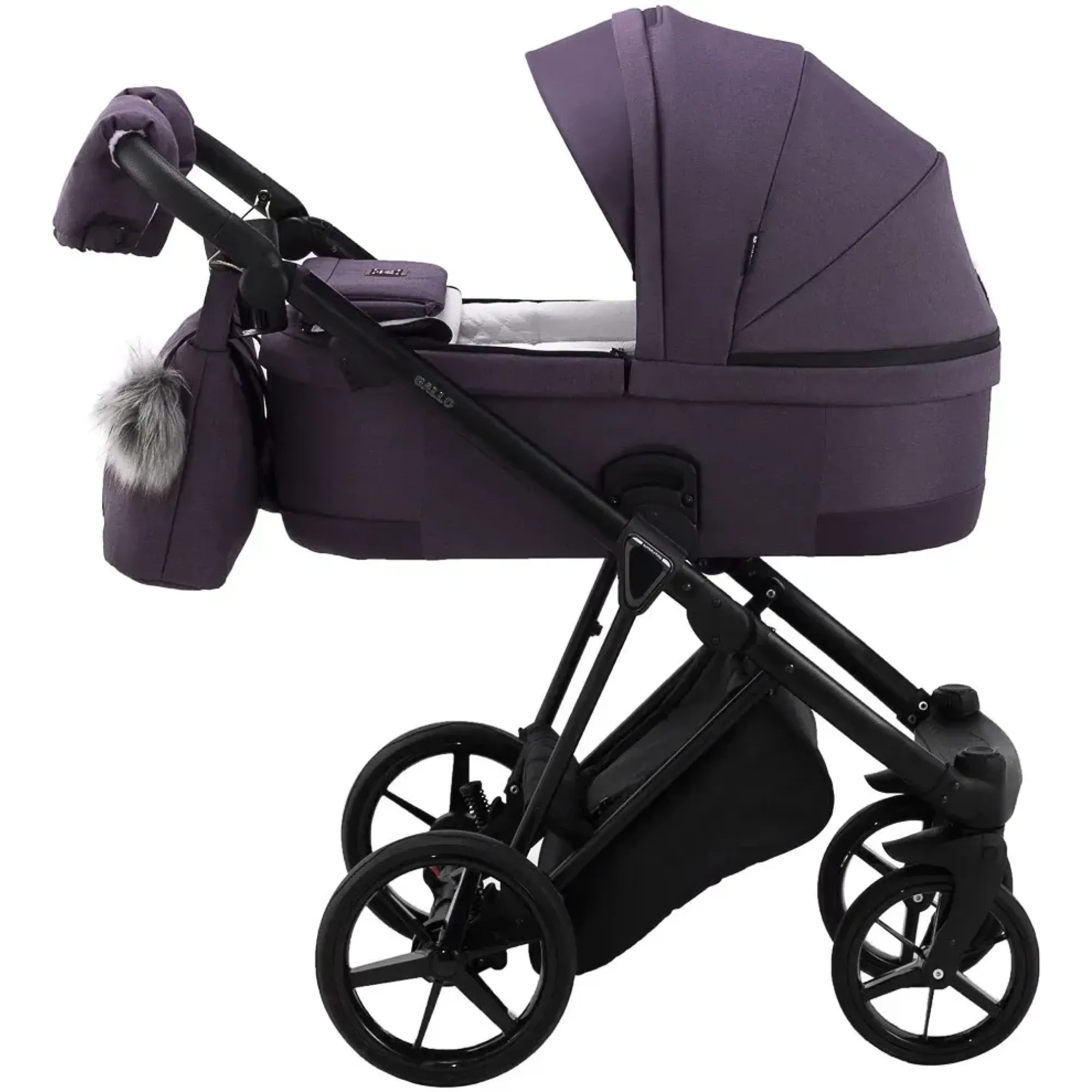 Коляска 2 в 1 Adamex Gallo Thermo GA-8 plum perfect