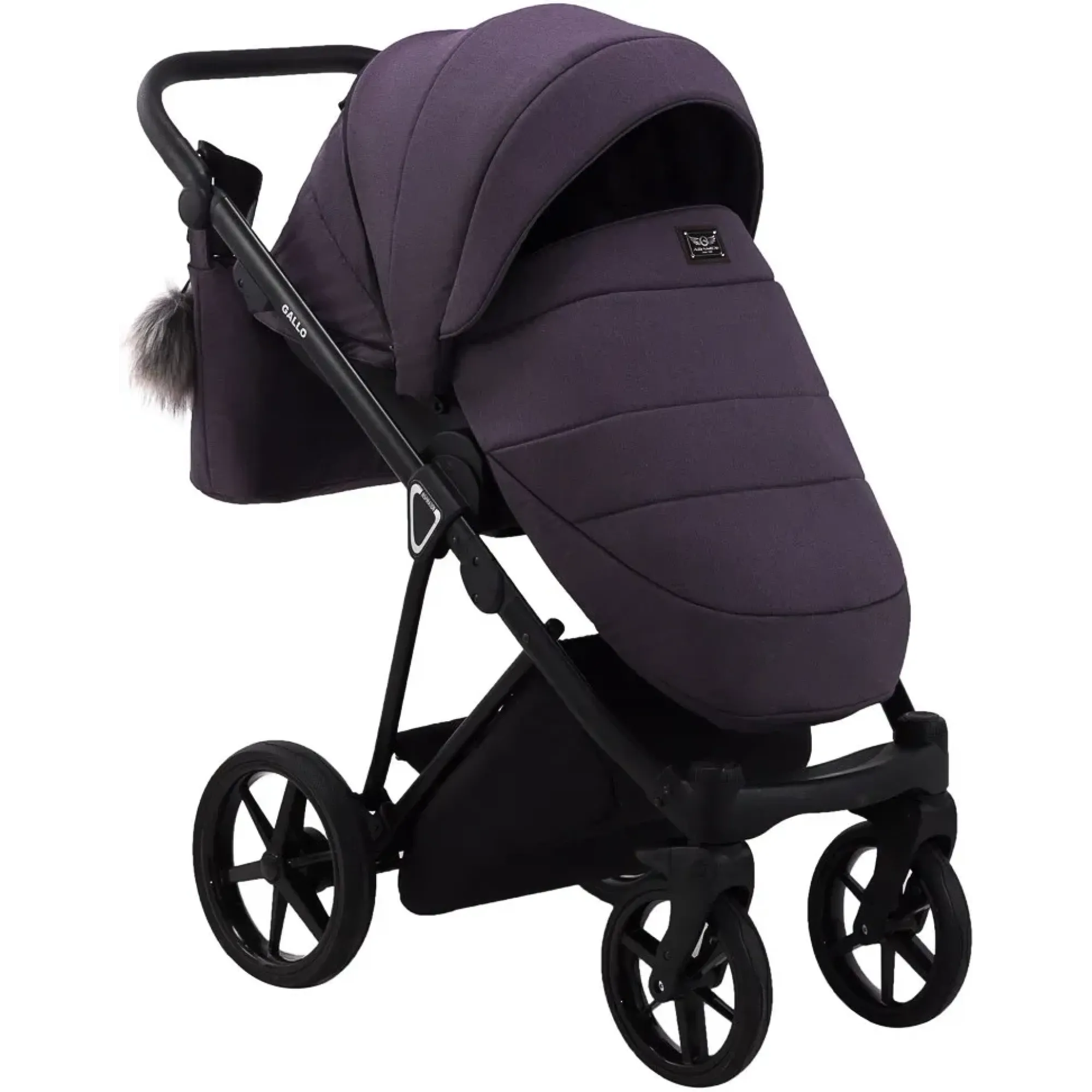 Коляска 2 в 1 Adamex Gallo Thermo GA-8 plum perfect
