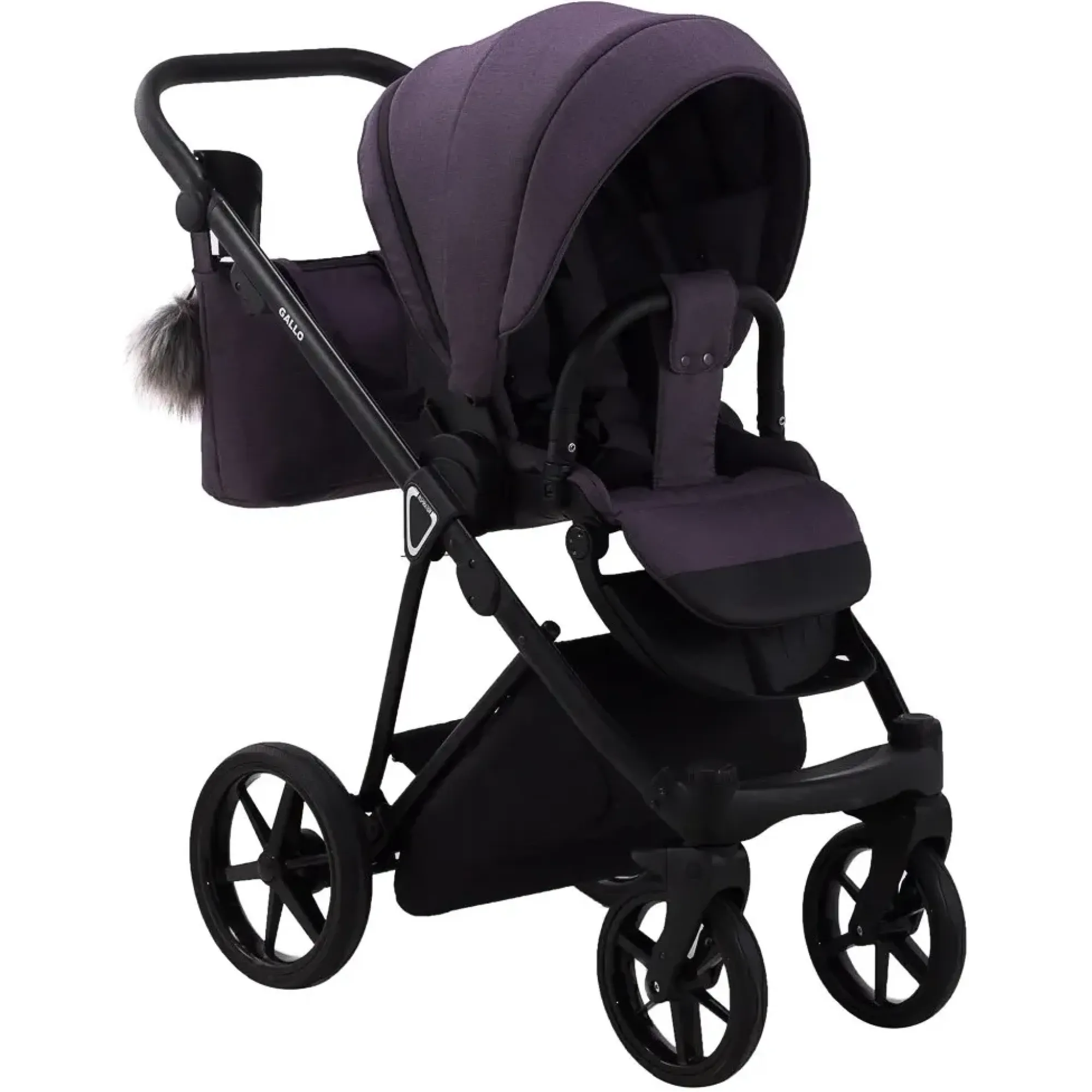 Коляска 2 в 1 Adamex Gallo Thermo GA-8 plum perfect