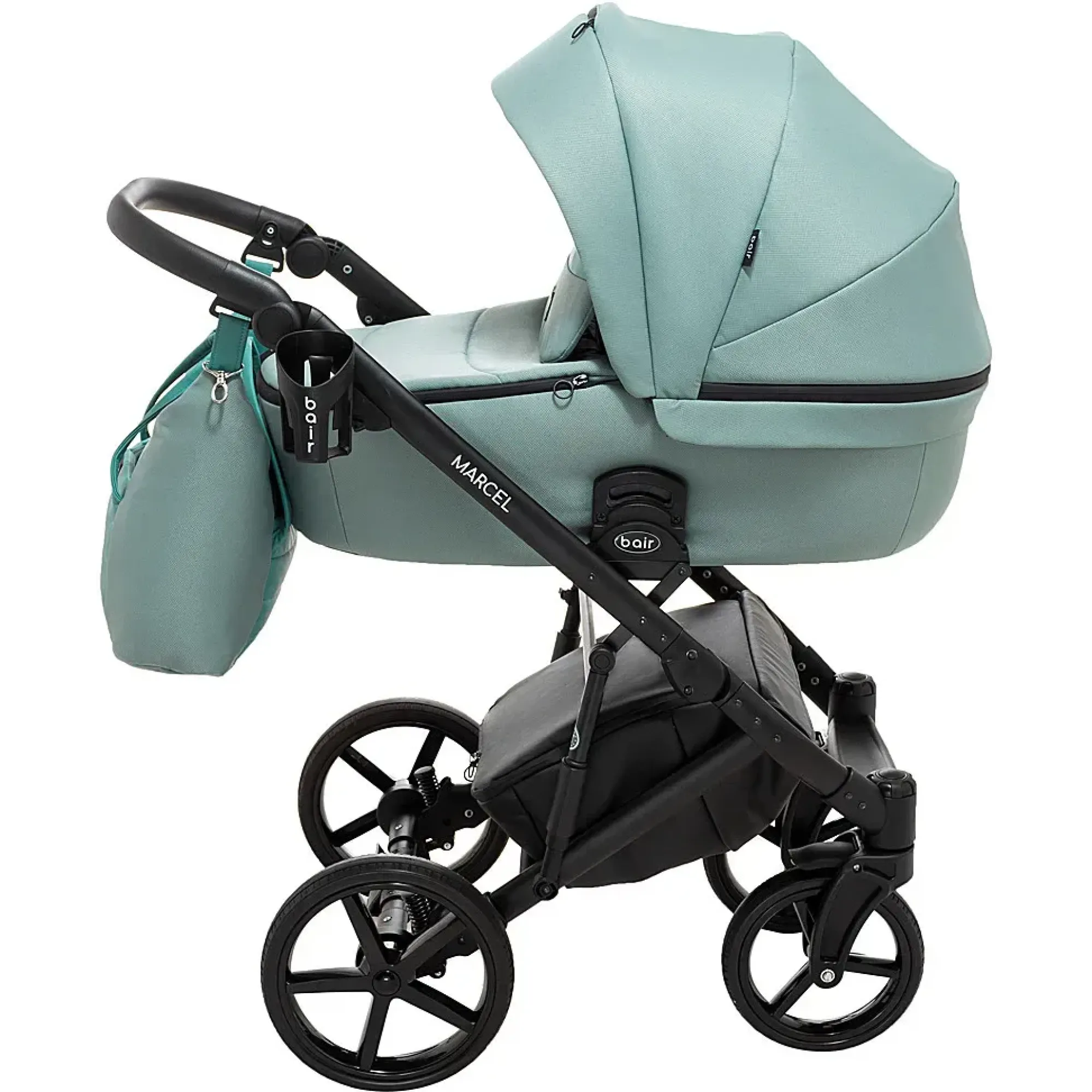 Коляска 2 в 1 Bair Marcel Soft BM-028 нефрит