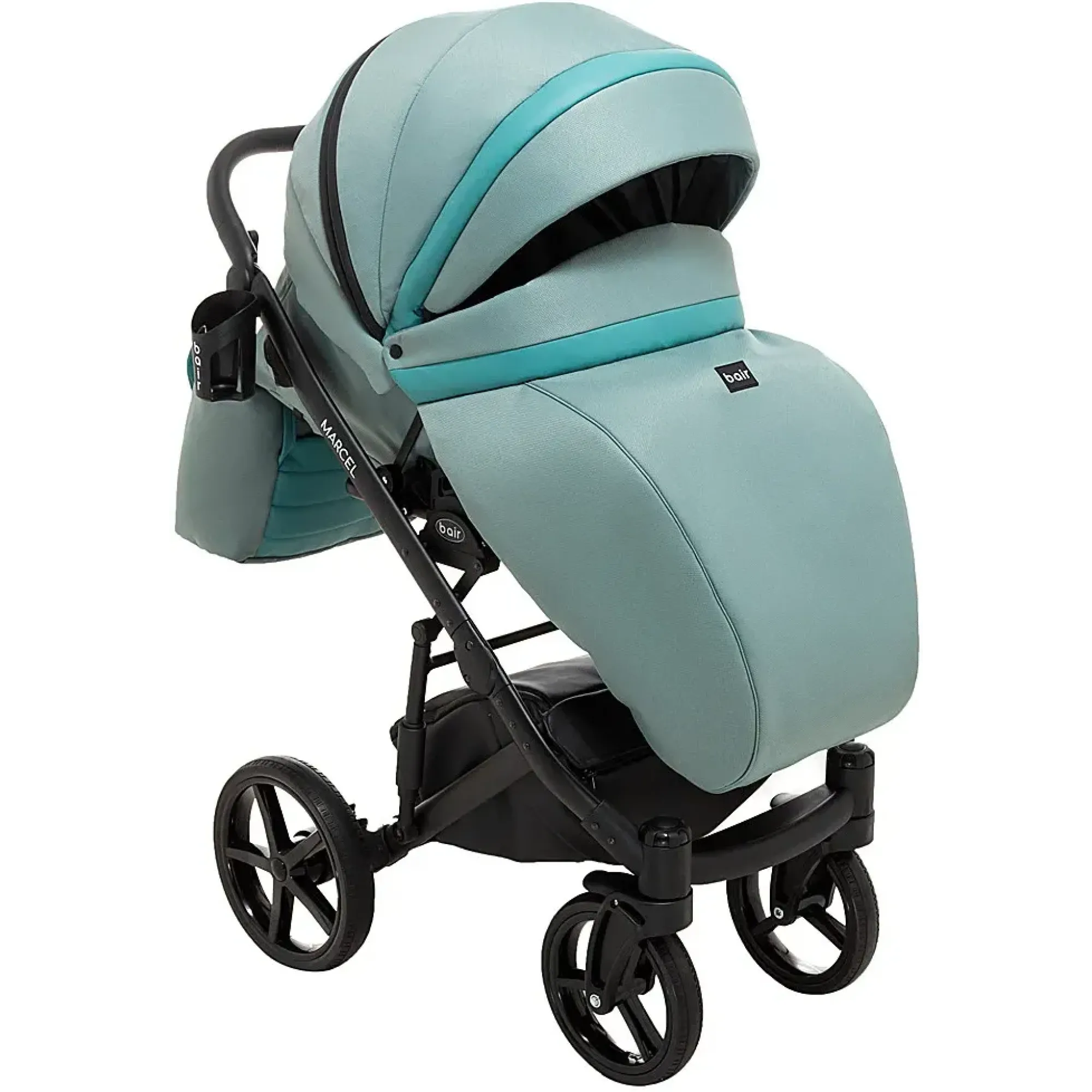 Коляска 2 в 1 Bair Marcel Soft BM-028 нефрит