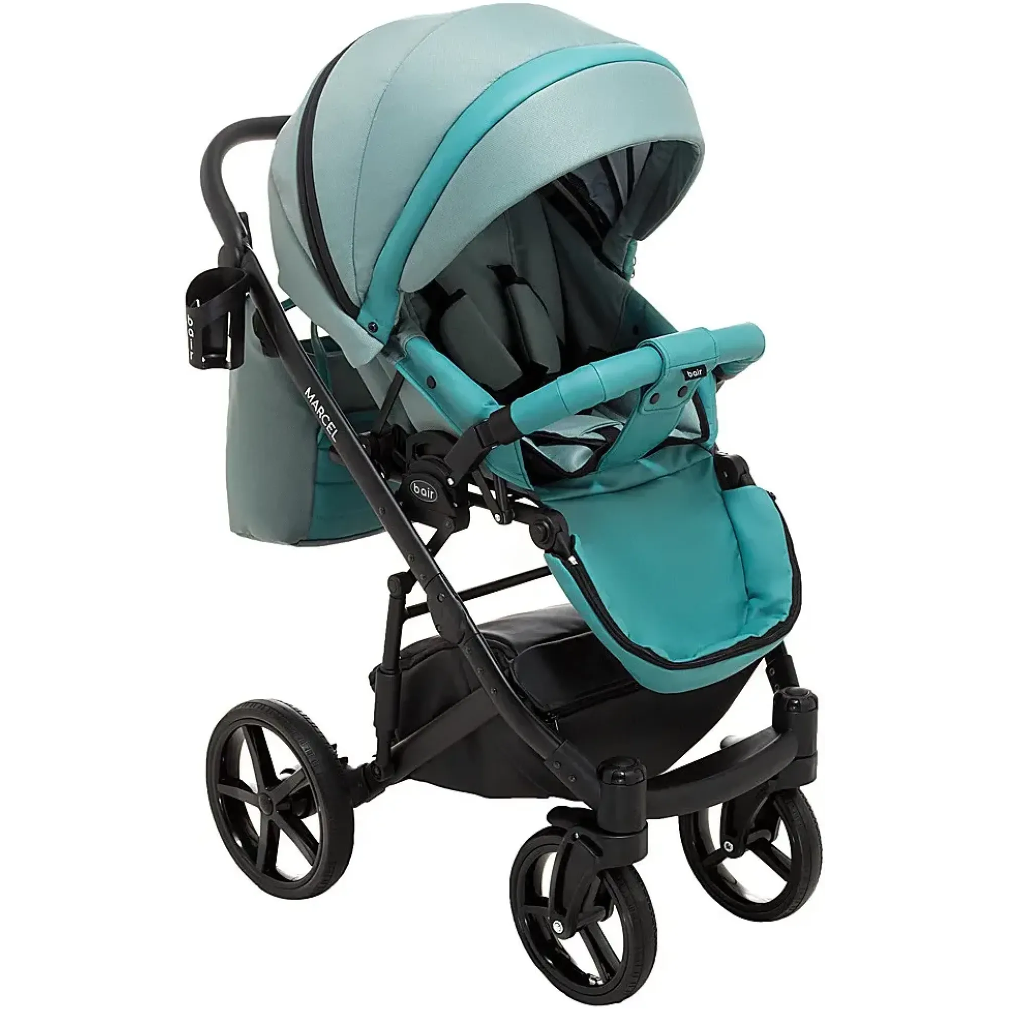 Коляска 2 в 1 Bair Marcel Soft BM-028 нефрит