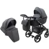 Коляска 2 в 1 Bair City Soft 219 графіт / чорний Коляска 2 в 1 Bair City Soft 219 графіт / чорний