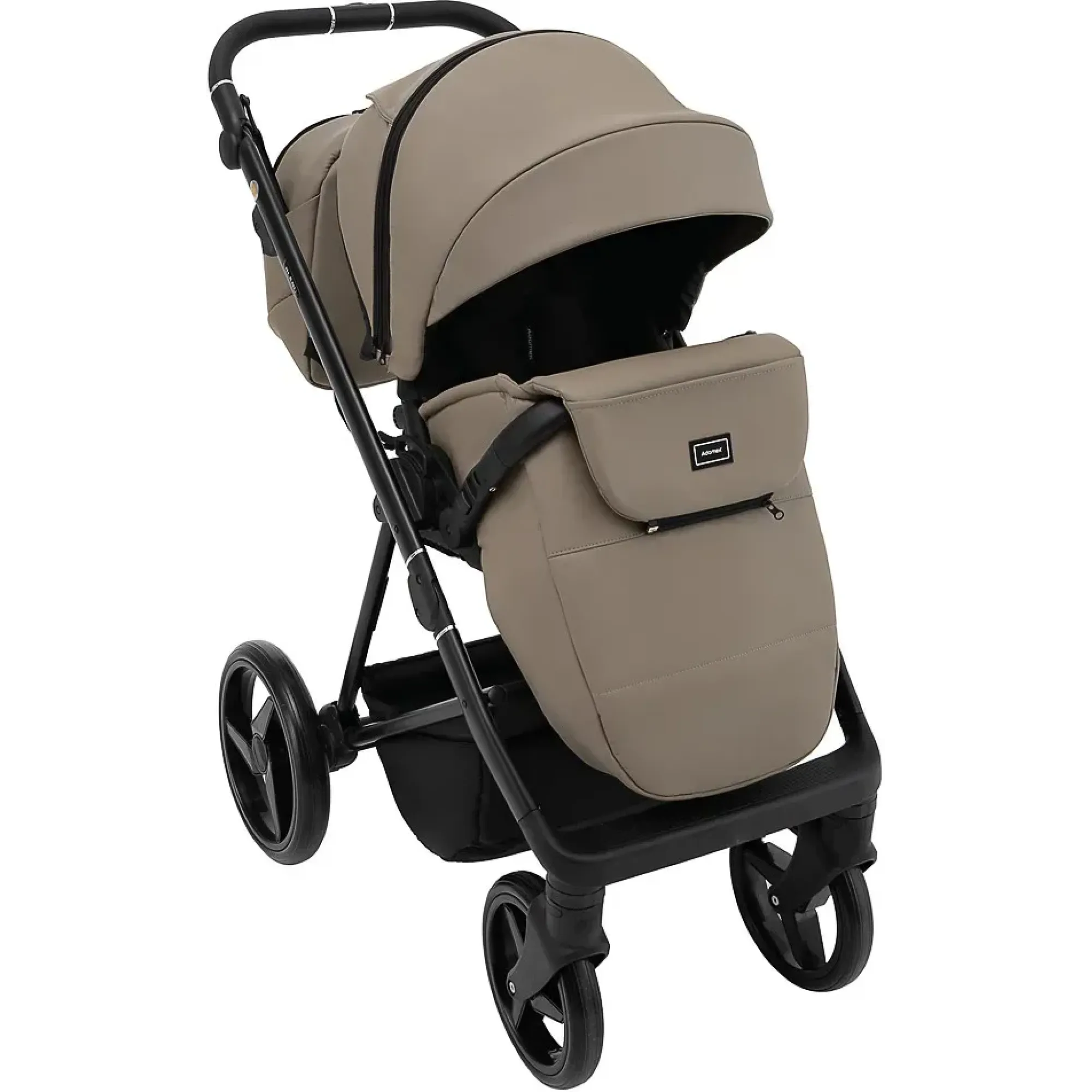 Коляска 2 в 1 Adamex Blanc Eco SA-9 темний капучино
