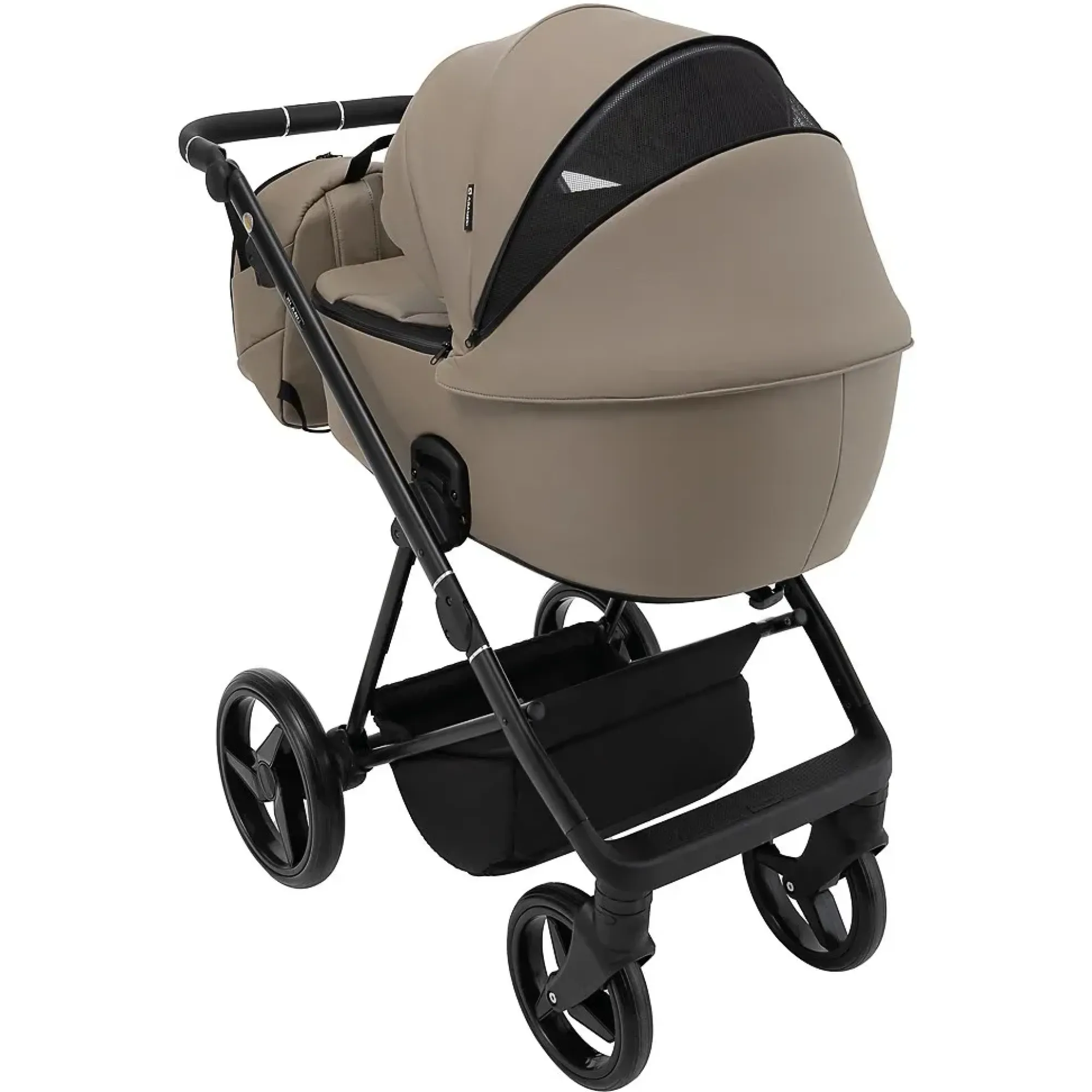 Коляска 2 в 1 Adamex Blanc Eco SA-9 темний капучино