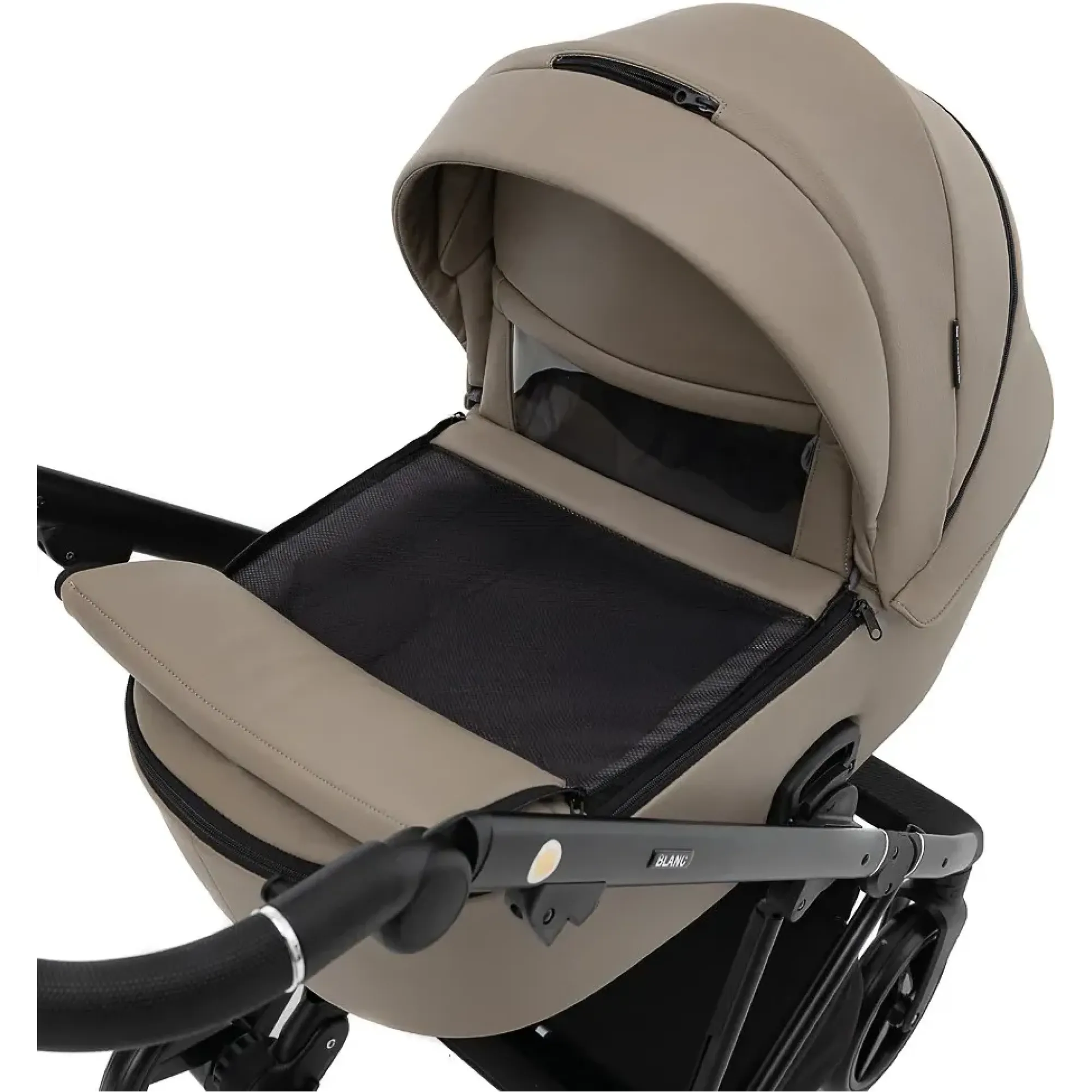 Коляска 2 в 1 Adamex Blanc Eco SA-9 темний капучино
