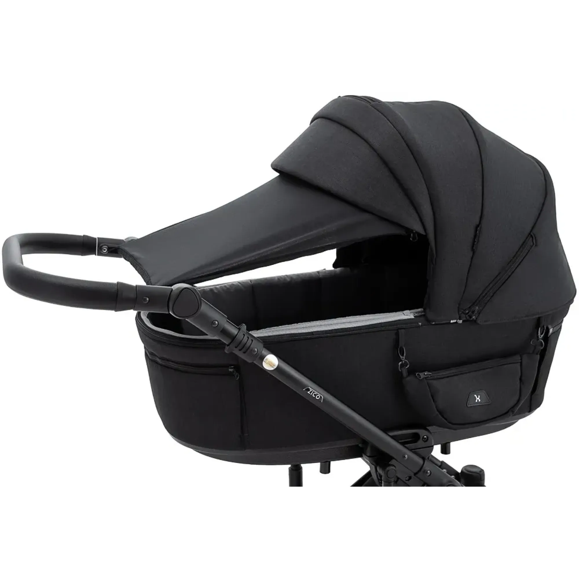 Коляска 2 в 1 Adamex Zico Lux TK-53 чорний