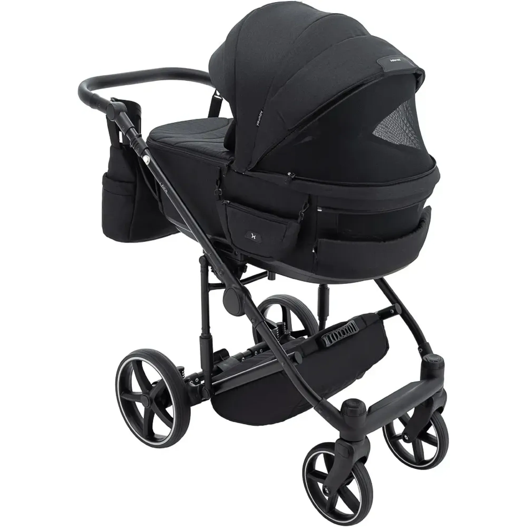 Коляска 2 в 1 Adamex Zico Lux TK-53 чорний