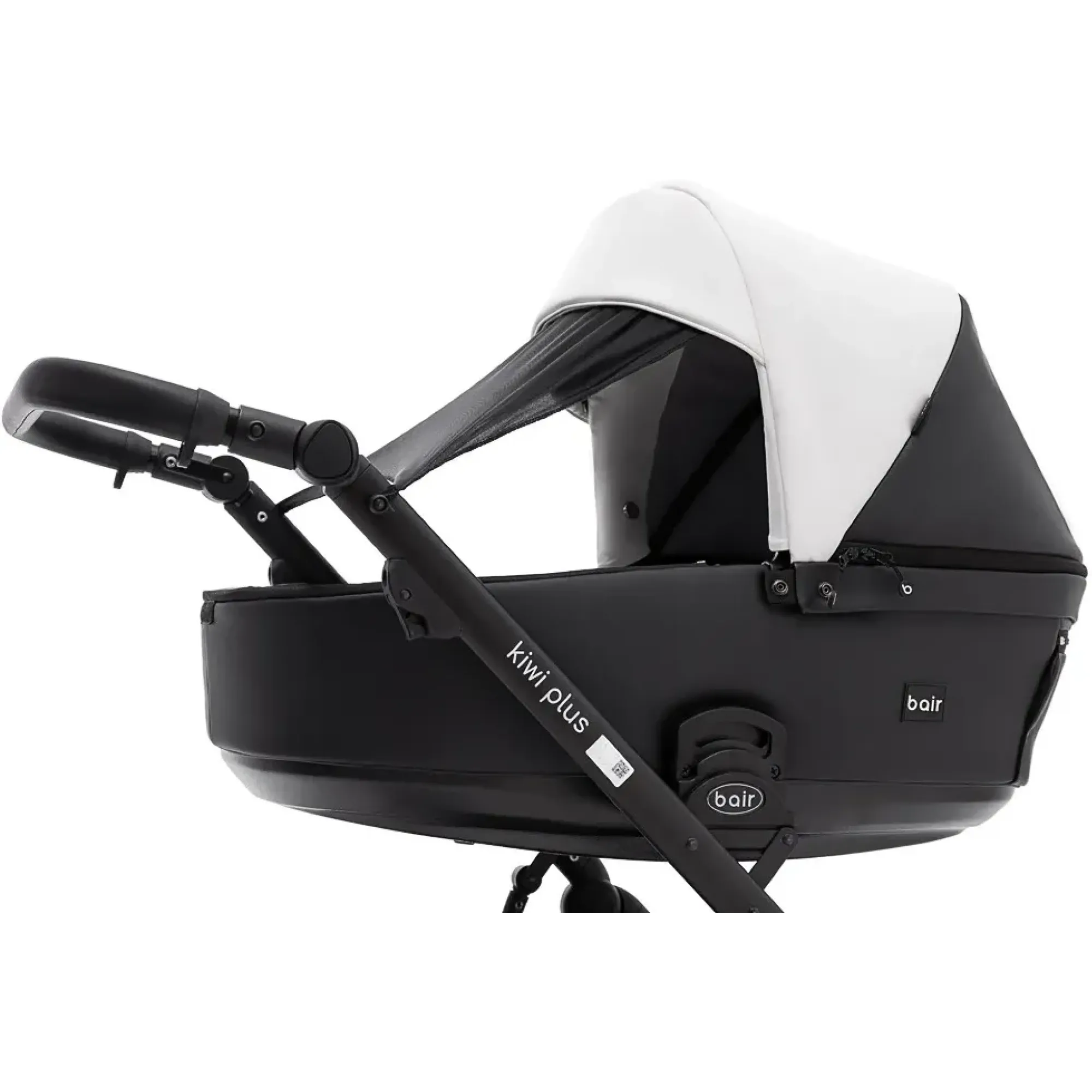 Коляска 2 в 1 Bair Kiwi Plus ECO BKP-51/15 білий / чорний