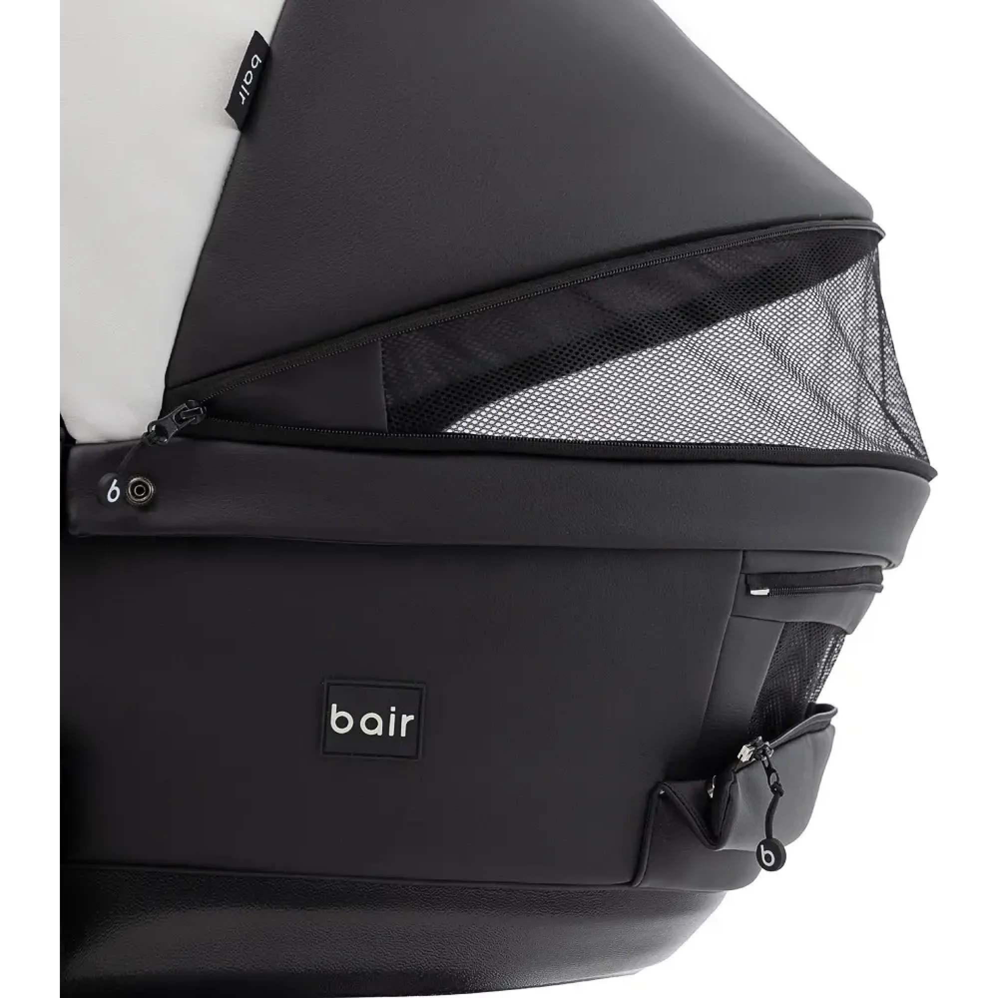 Коляска 2 в 1 Bair Kiwi Plus ECO BKP-51/15 білий / чорний
