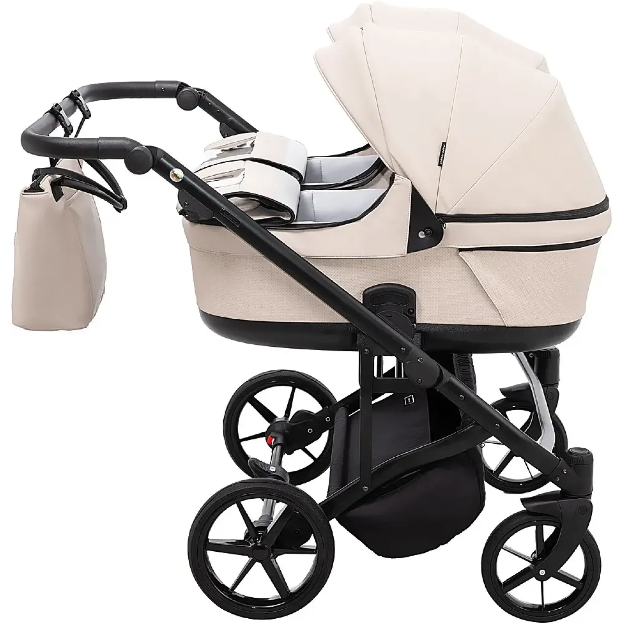 Коляска 2 в 1 для двійні Adamex Leo Duo Eco SA-7 лате
