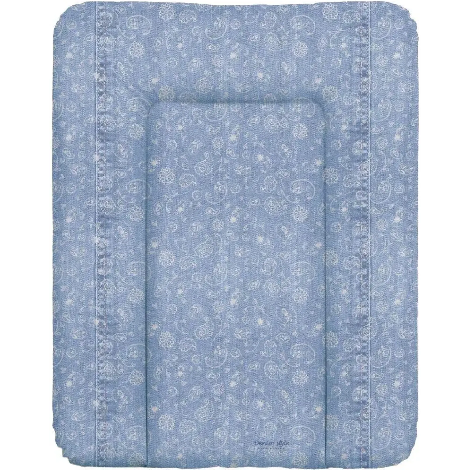 Повивальний матрац мʼякий Ceba Baby Soft changing mat small (50x70 cm) W-143-119-592 denim style boho blue