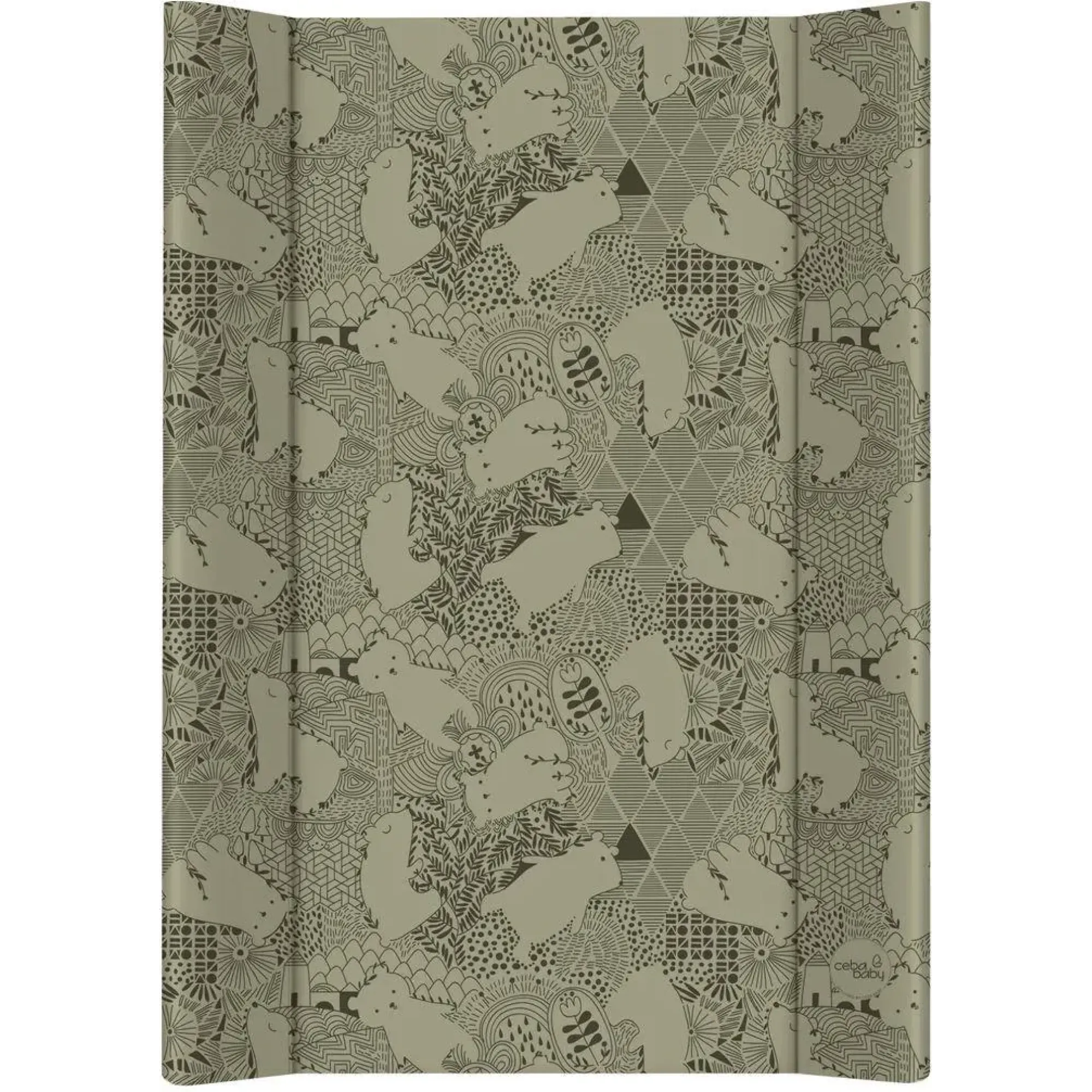 Повивальна дошка жорстка Ceba Baby Hard short changing pad (50x70 cm) W-216-000-722 basic patterns