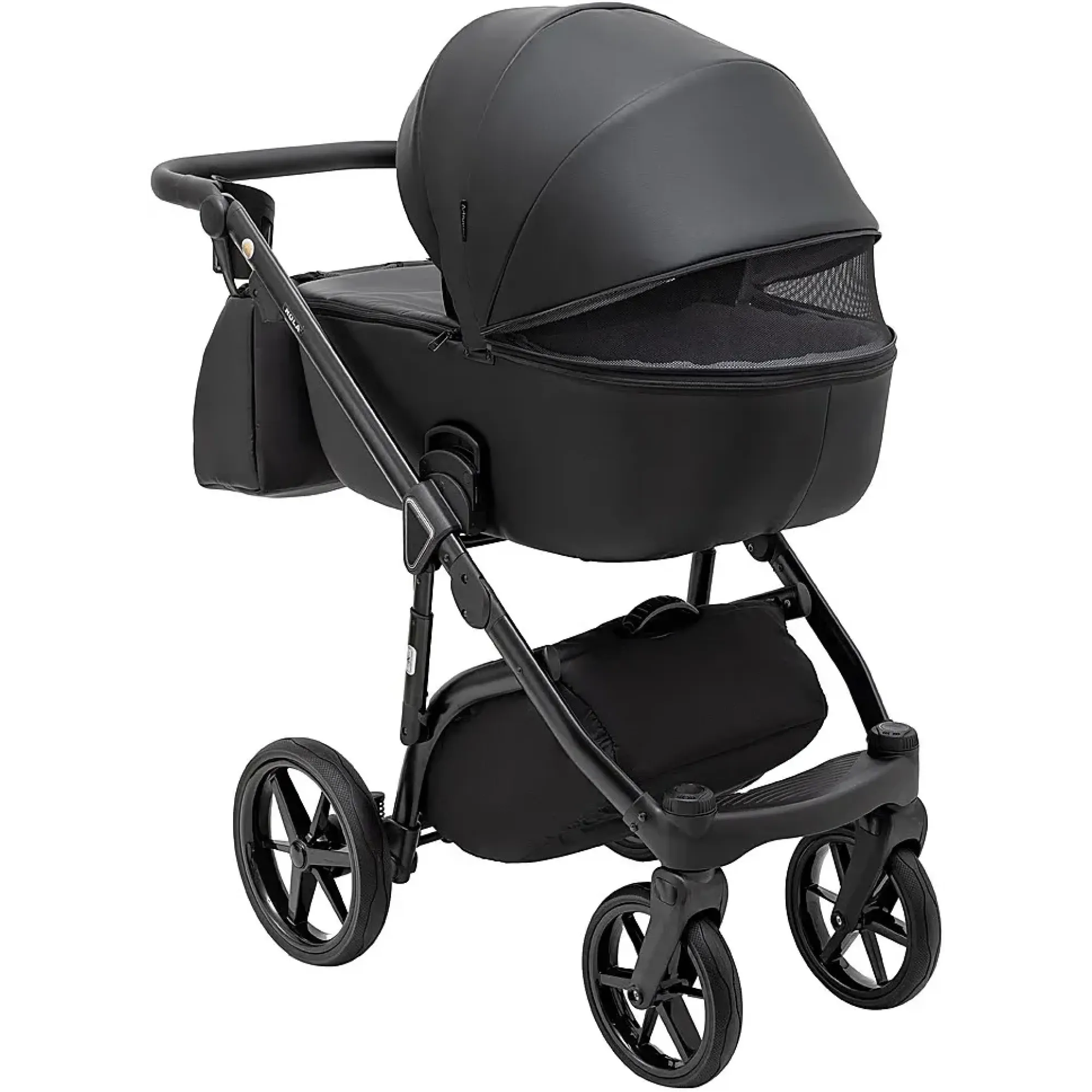 Коляска 2 в 1 Adamex Nola Eco SA-2 чорний