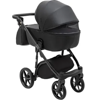 Коляска 2 в 1 Adamex Nola Eco SA-2 чорний