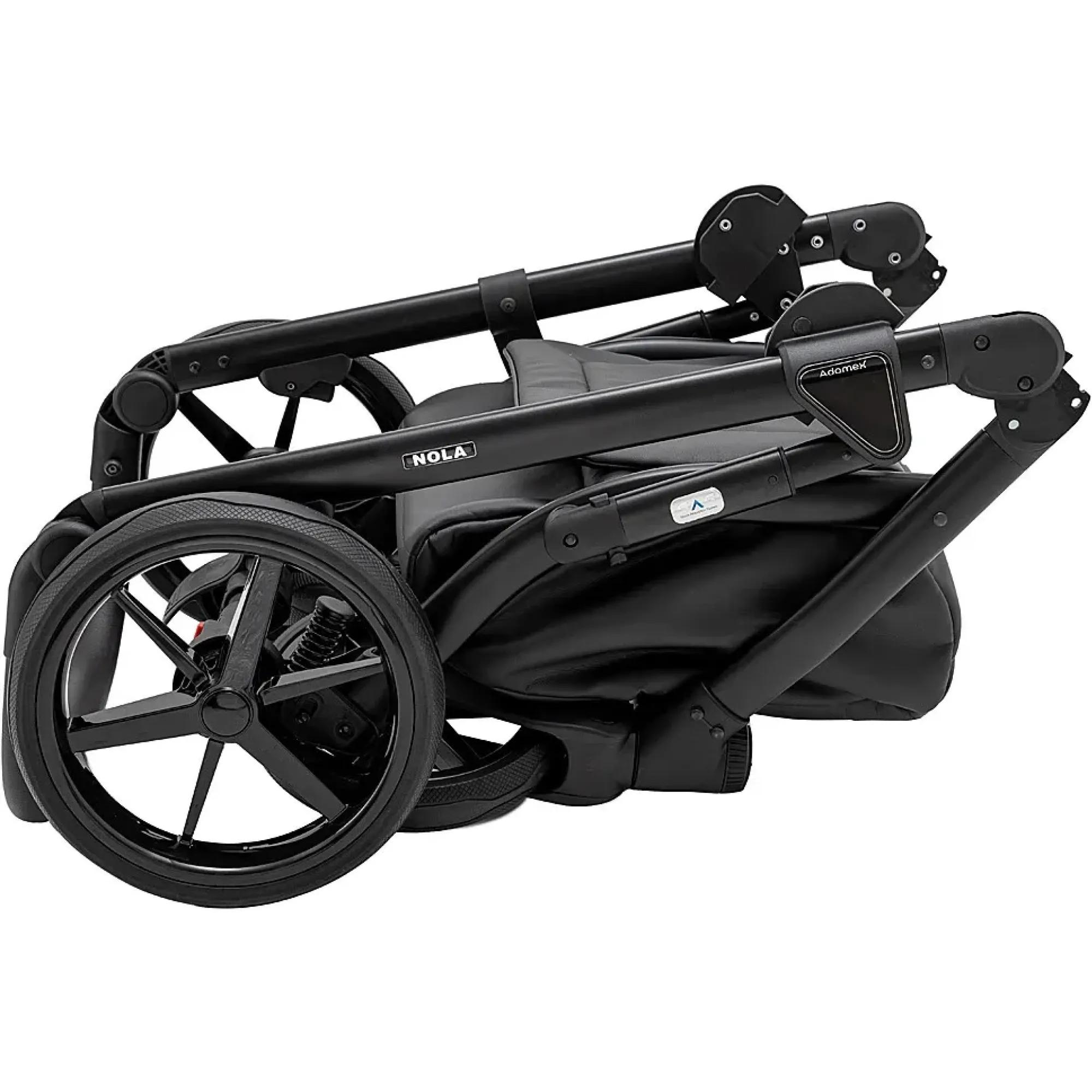 Коляска 2 в 1 Adamex Nola Eco SA-2 чорний
