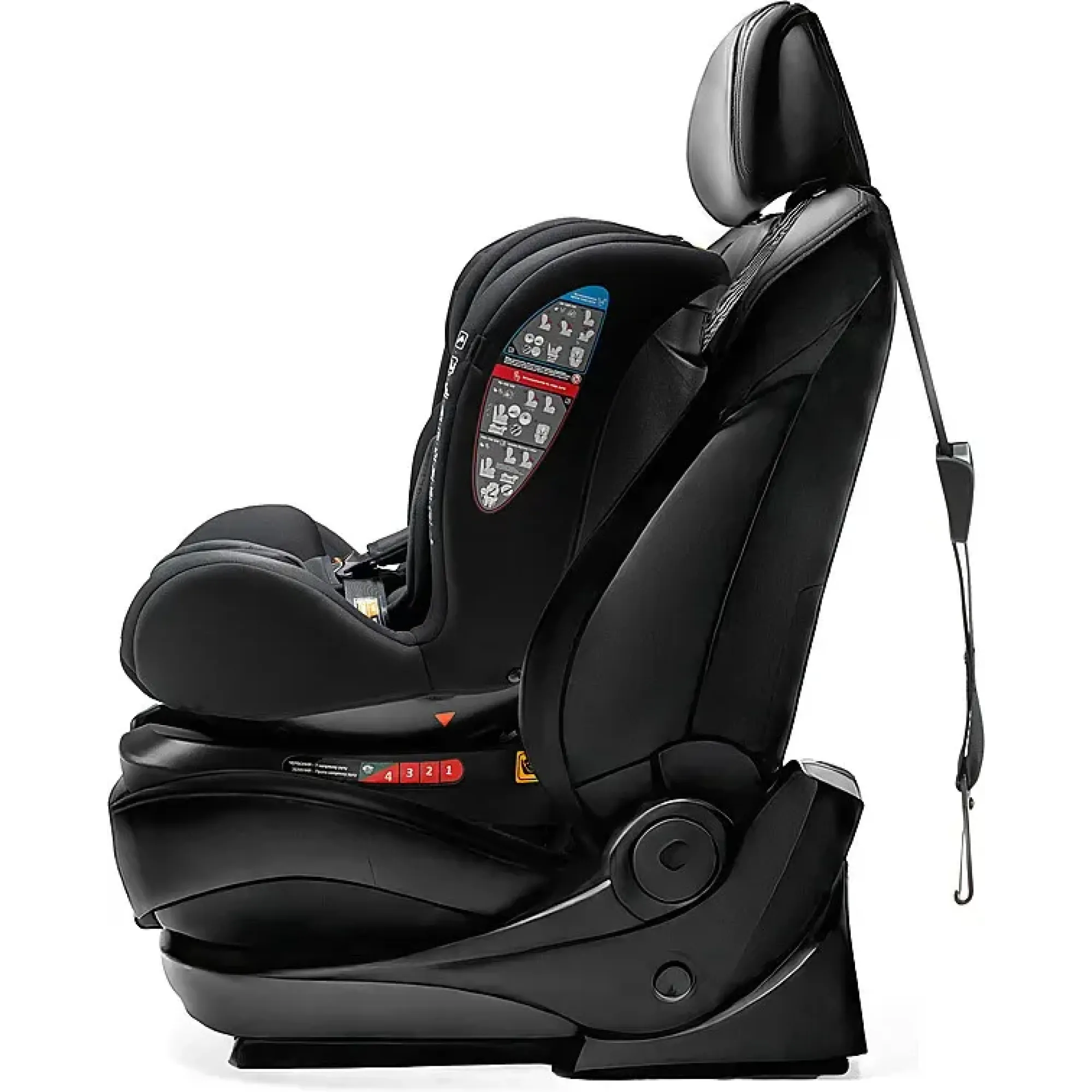 Автокрісло Bair Uno 360 i-size Iso-fix TB-01 total black