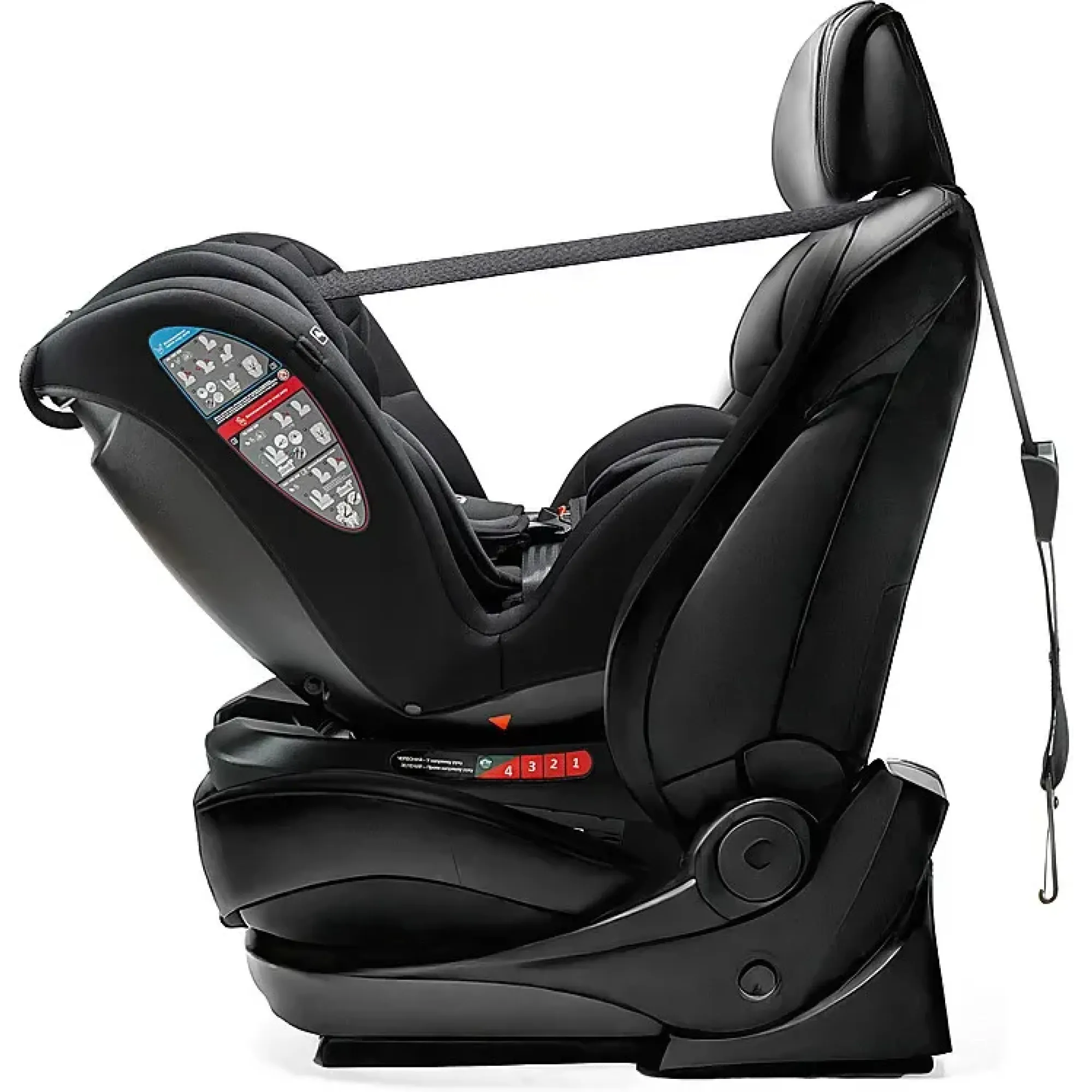 Автокрісло Bair Uno 360 i-size Iso-fix TB-01 total black