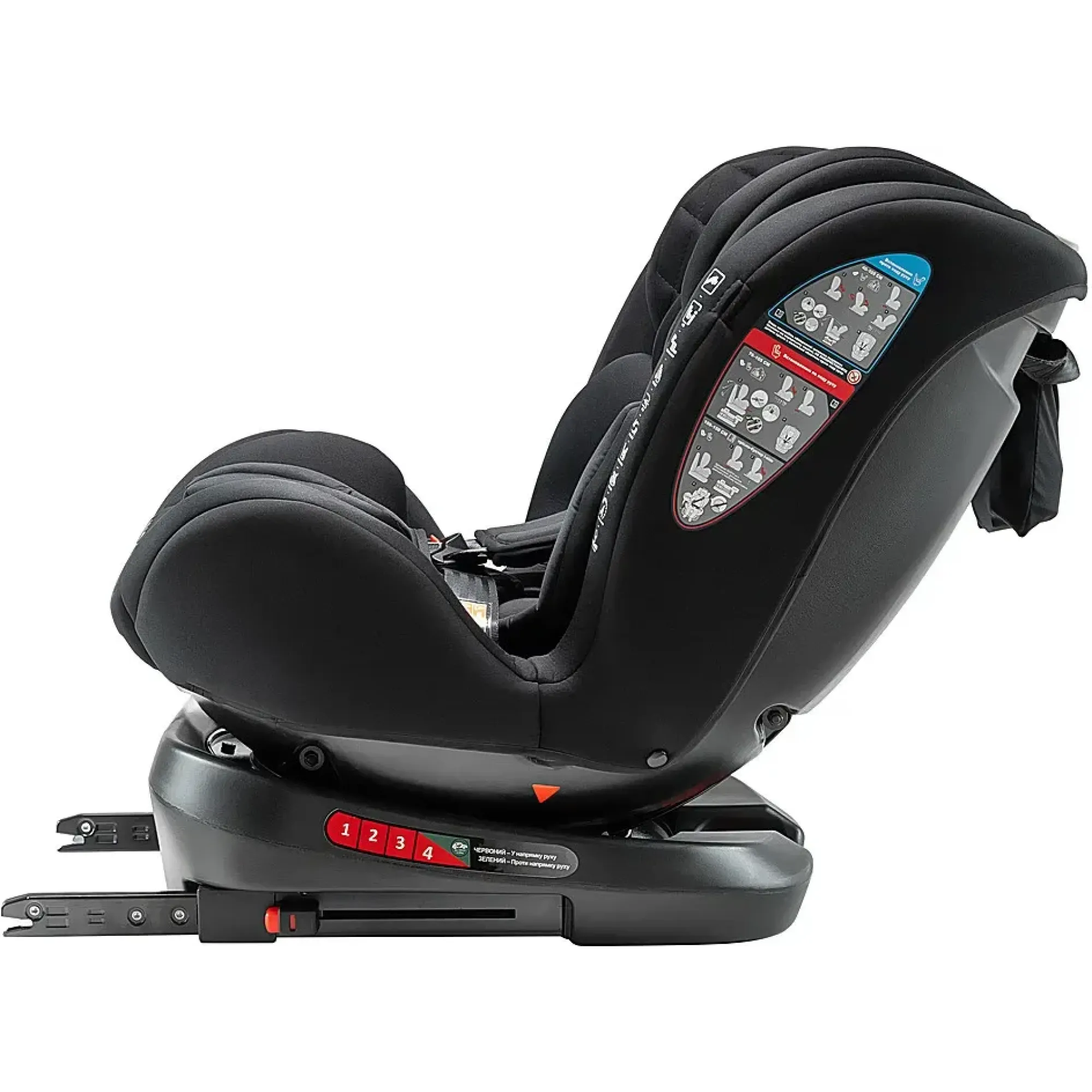 Автокрісло Bair Uno 360 i-size Iso-fix TB-01 total black