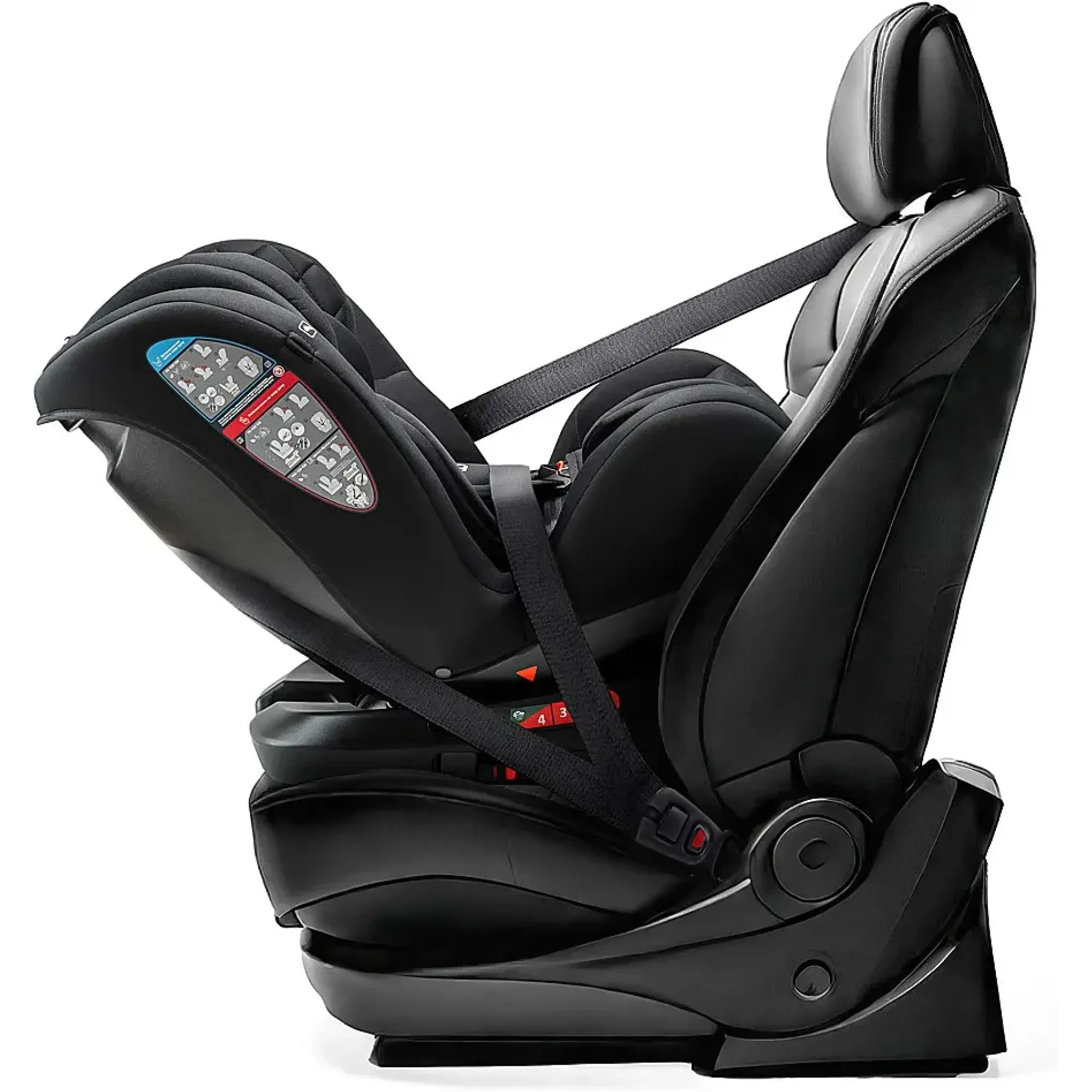 Автокрісло Bair Uno 360 i-size Iso-fix TB-01 total black