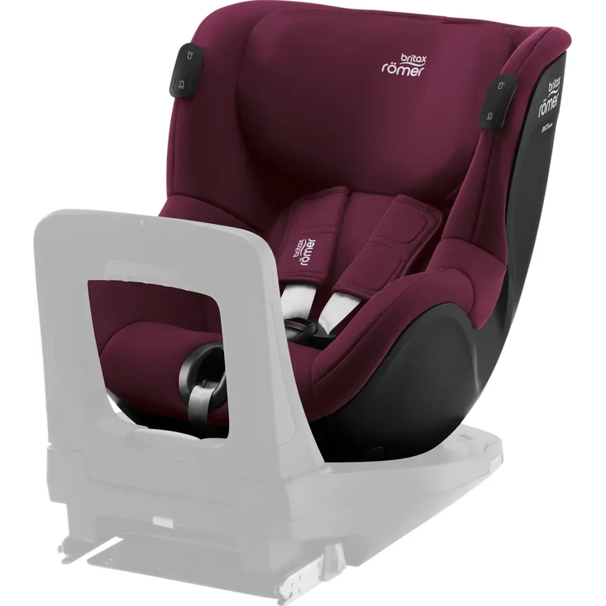 Автокрісло Britax-Romer Dualfix iSense Burgundy Red