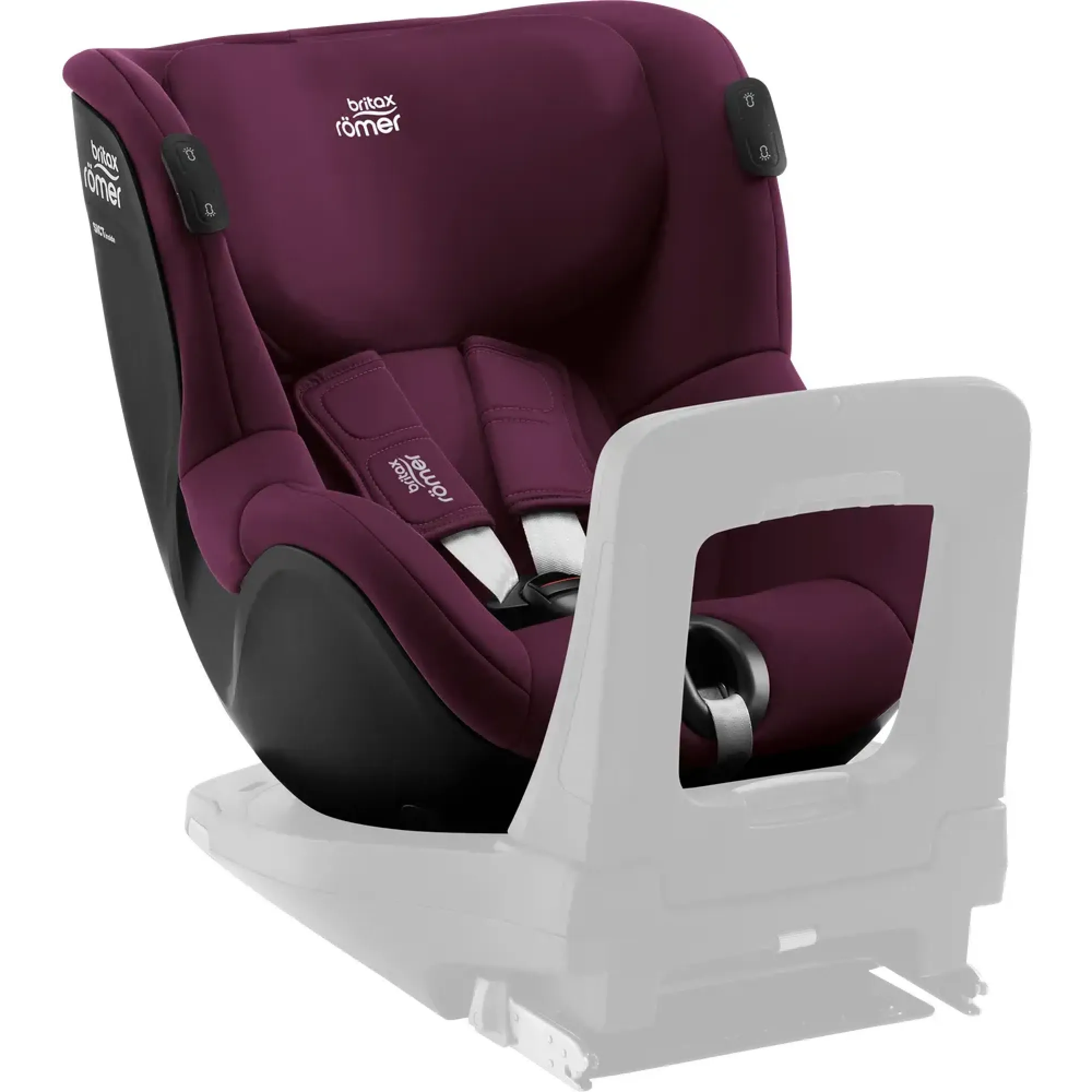 Автокрісло Britax-Romer Dualfix iSense Burgundy Red