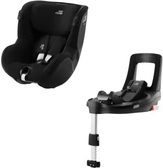 Автокрісло Britax-Romer Dualfix iSense Space Black з платформою Flex Base iSense