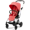 Прогулянкова коляска Cybex Eezy S Twist+ 2 SLV Hibiscus Red (з бампером)