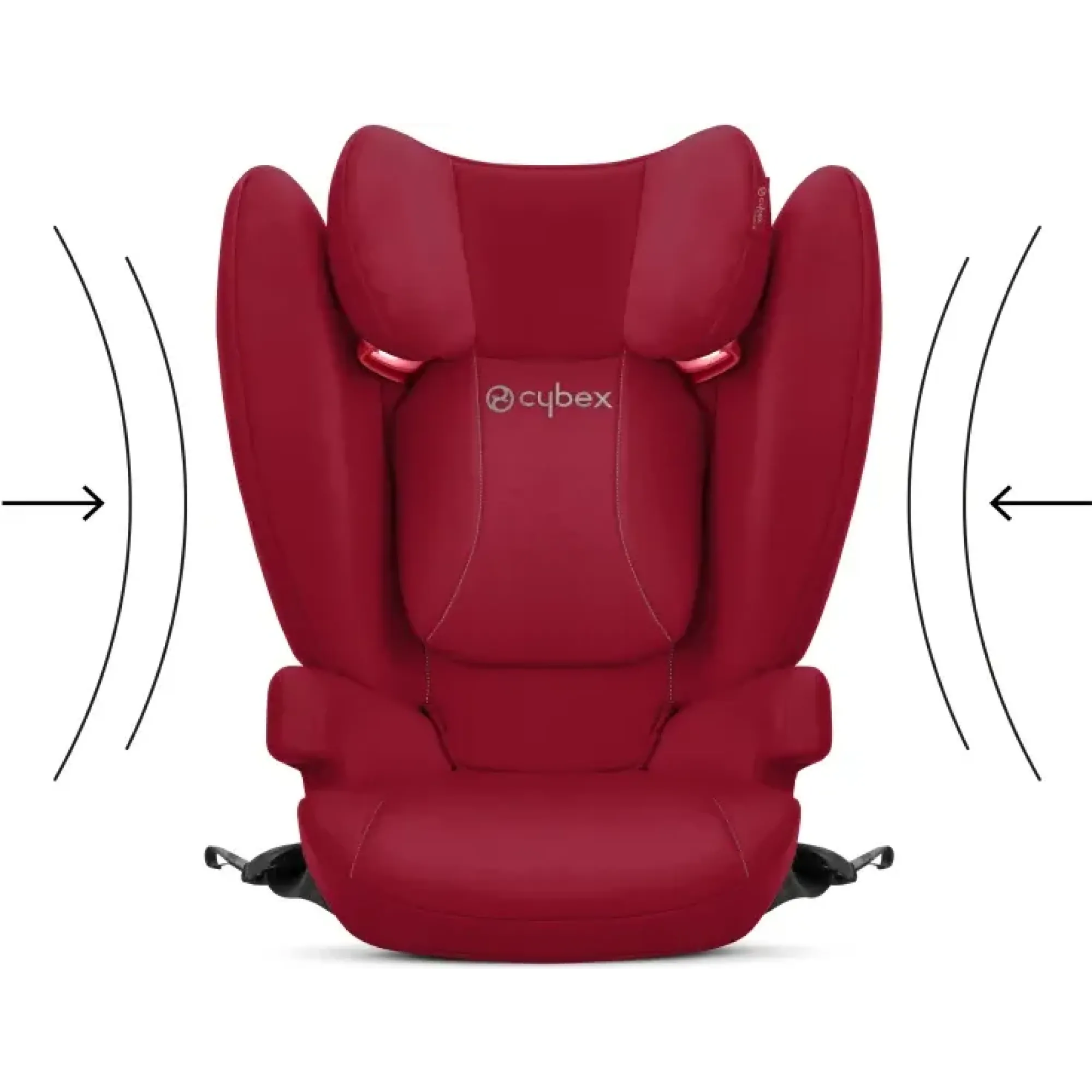 Автокрісло Cybex Solution B-fix Dynamic Red mid red