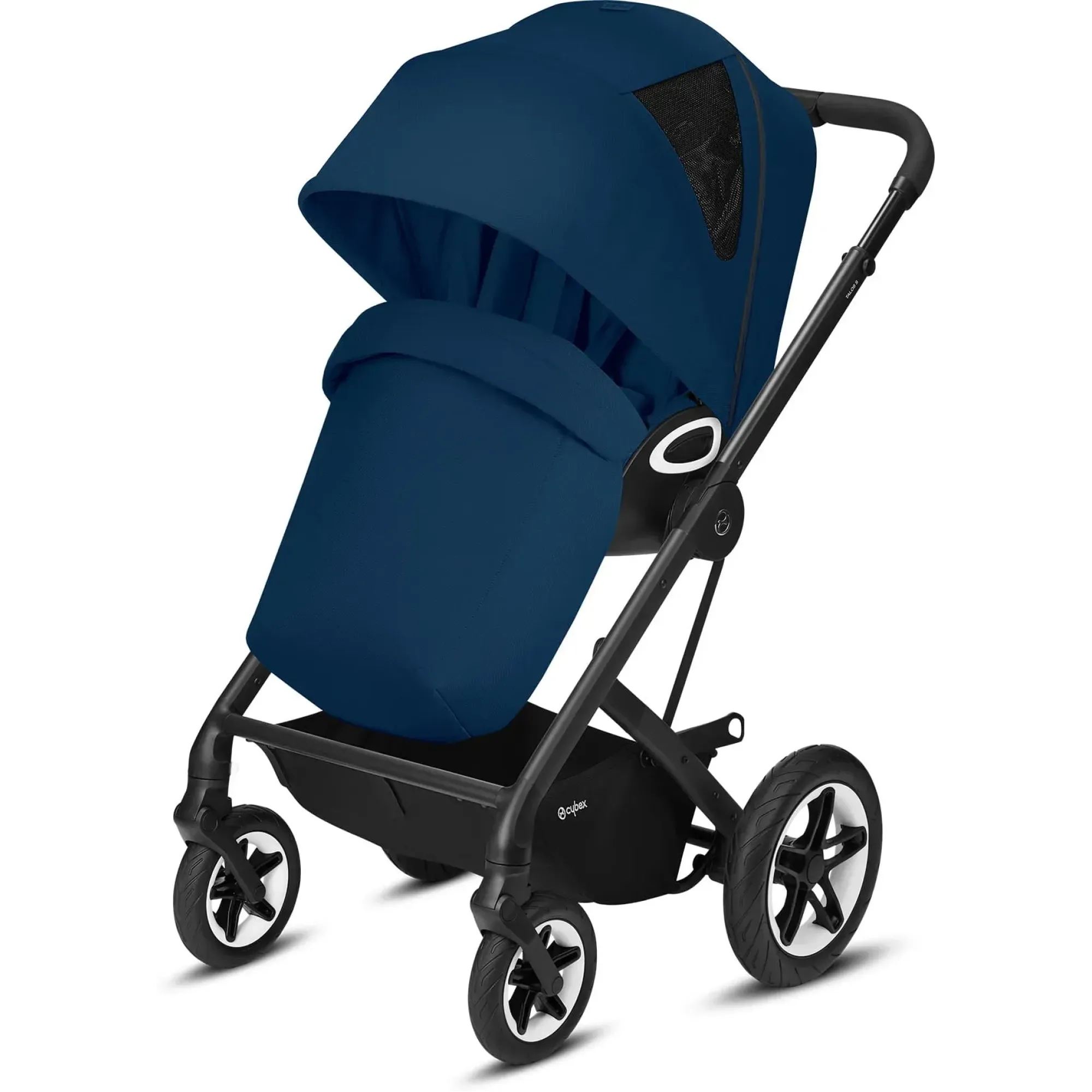 Прогулянкова коляска Cybex Talos S Magnolia Pink purple (з бампером)