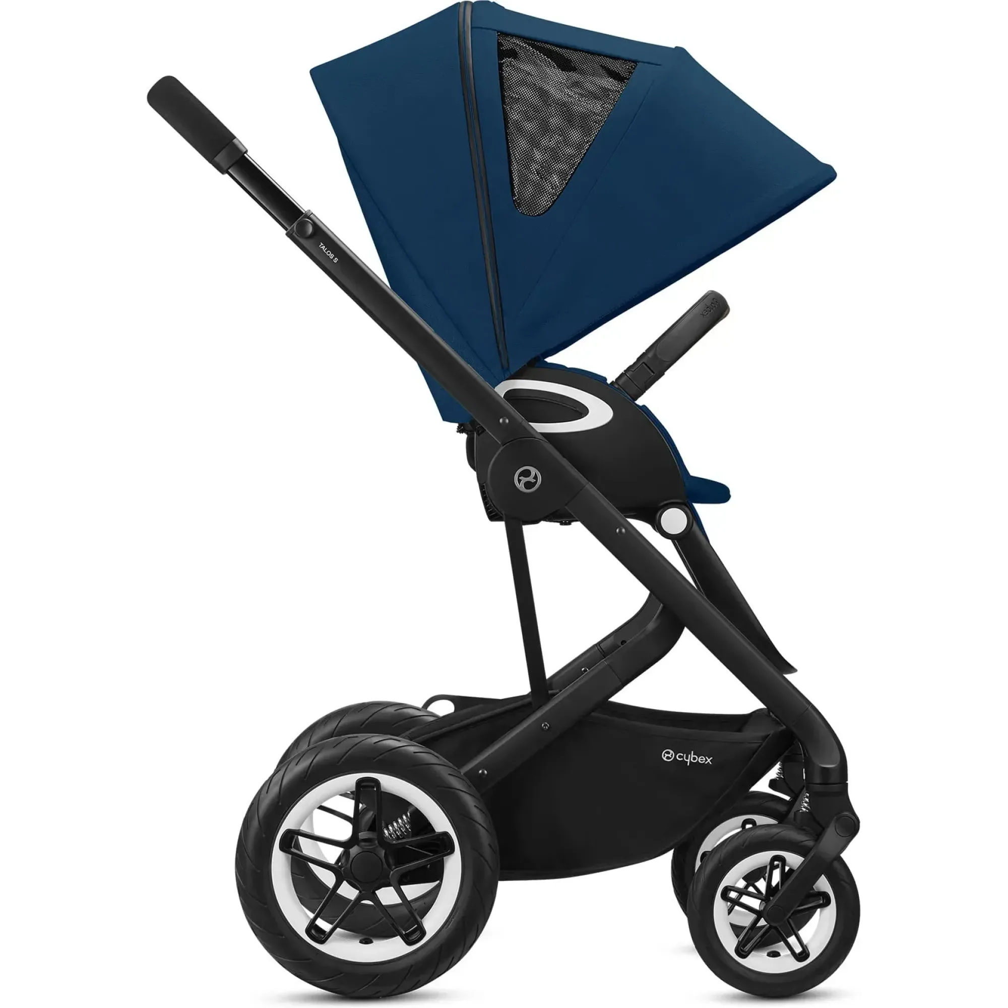 Прогулянкова коляска Cybex Talos S Magnolia Pink purple (з бампером)