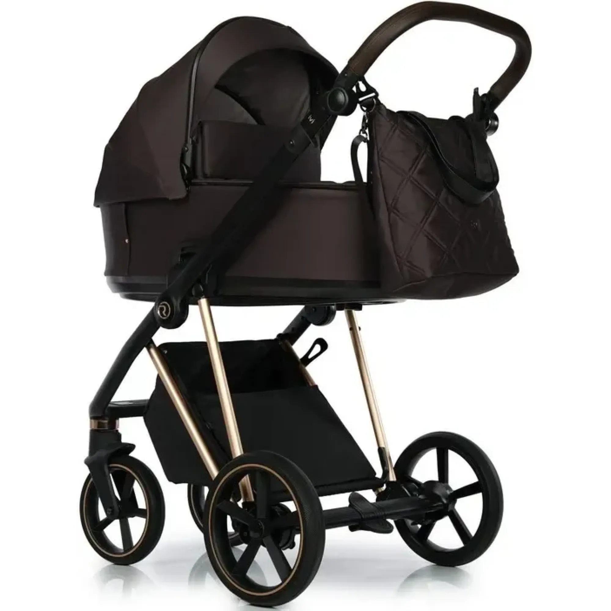 Коляска 2в1 Roan Ivi 2.0 Choco Rose Gold