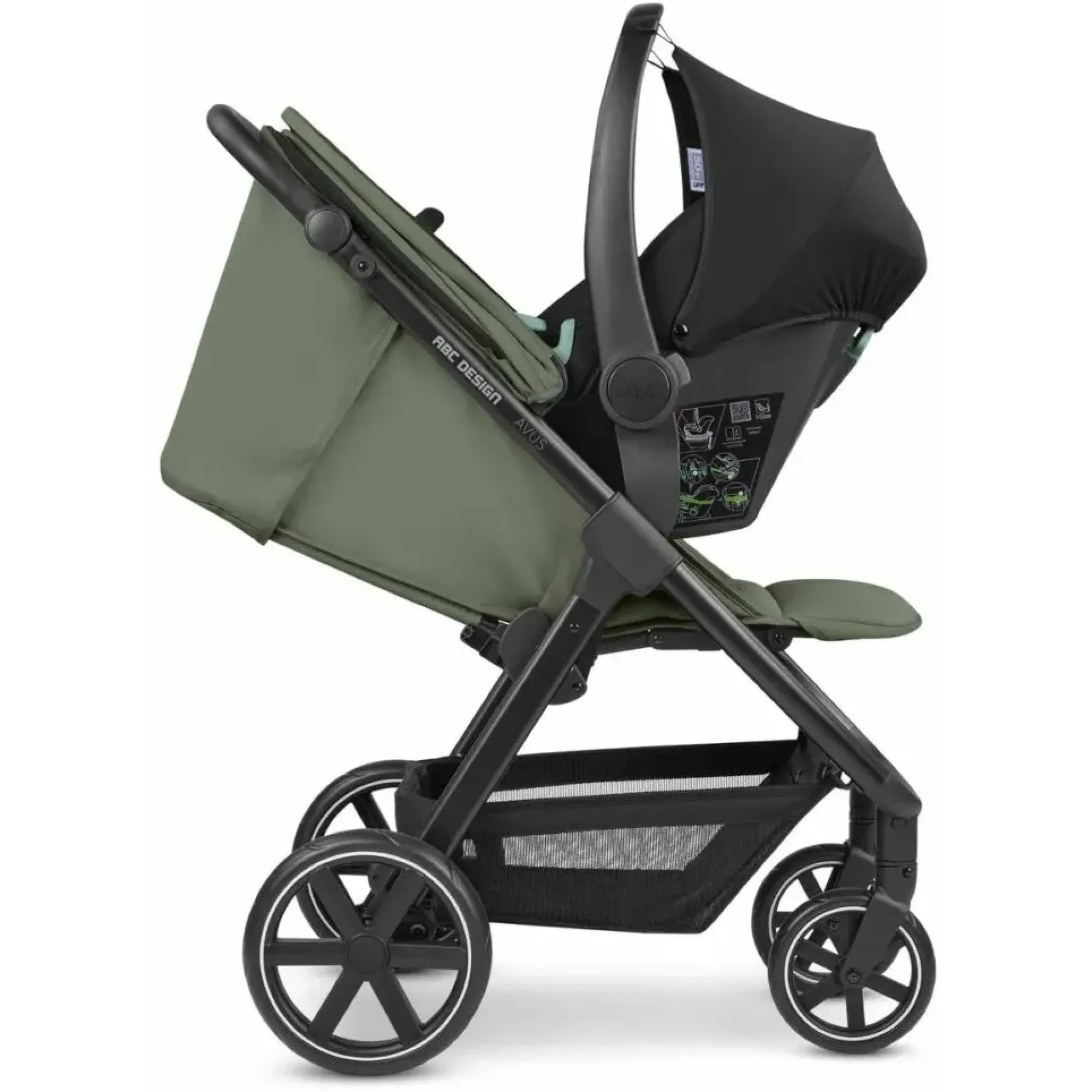 Коляска прогулянкова ABC Design Avus olive